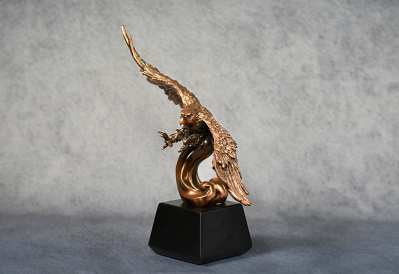 Eagle on Wave 12.5" - Monarch Trophy Studio