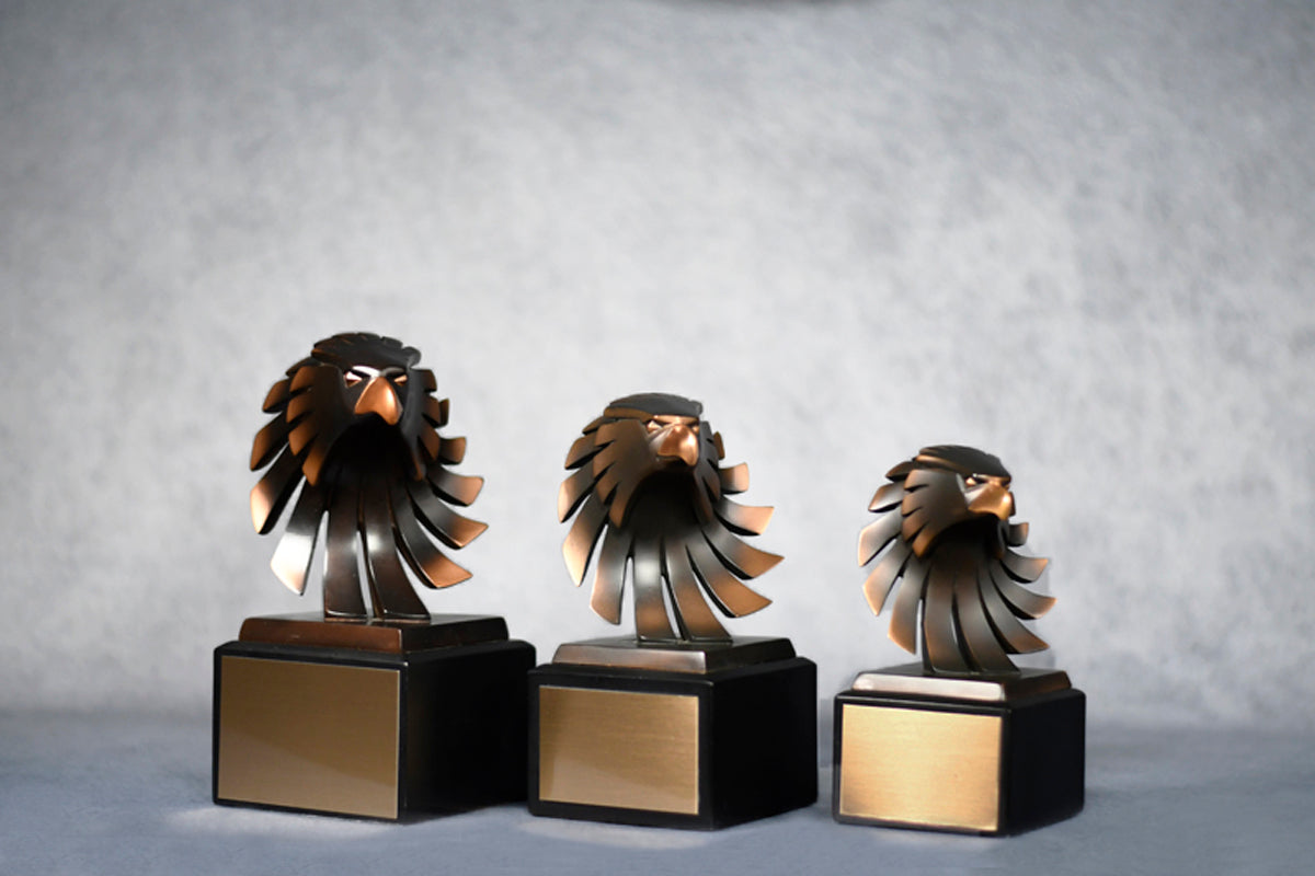 Eagle Head Bronze - Monarch Trophy Studio