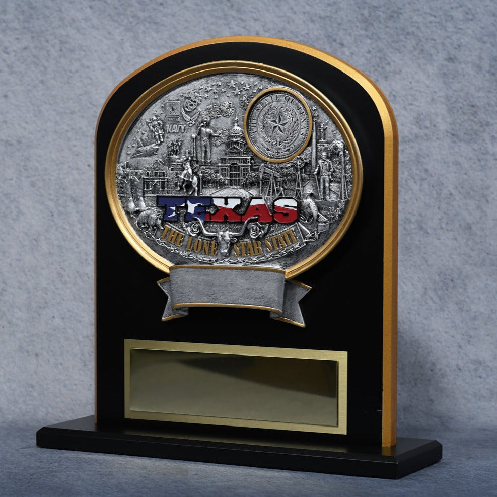 Texas Themed Resin - Monarch Trophy Studio