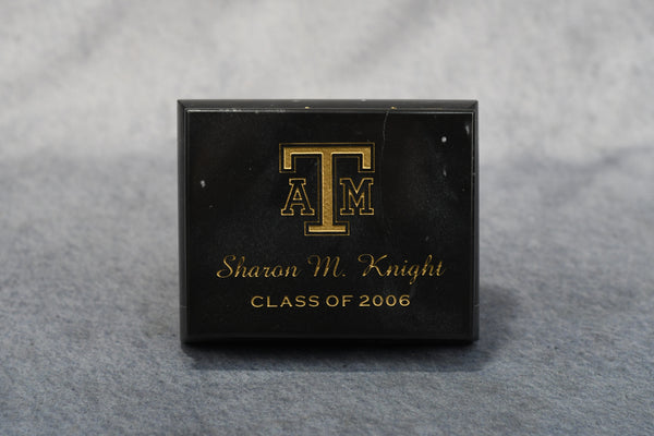 Stone Black Marble Jewelry Box - Monarch Trophy Studio