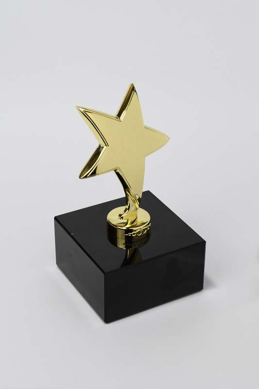 Small Star Metal Trophy - Monarch Trophy Studio