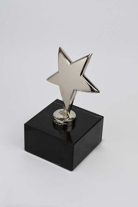 Small Star Metal Trophy - Monarch Trophy Studio