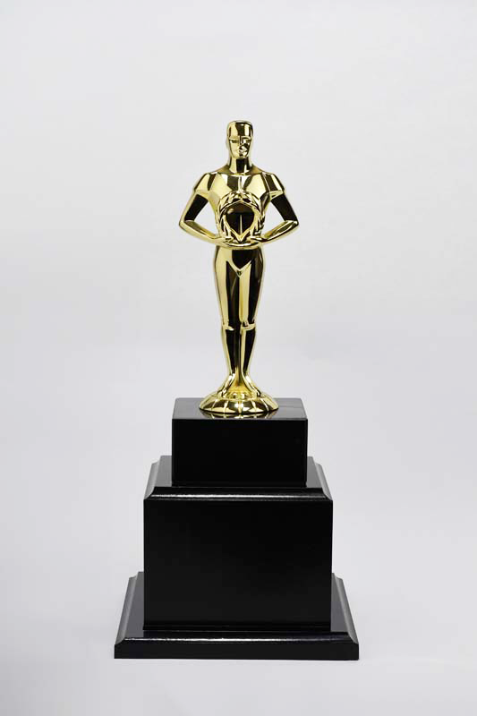 Achiever Trophy - Gold Figure on Marble Base - Monarch Trophy Studio