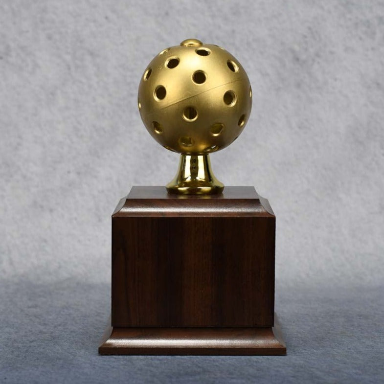 Pickleball Trophy with Cherry Base - Monarch Trophy Studio