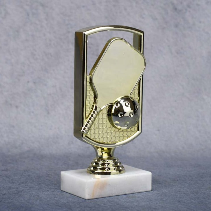 Pickleball Trophy with Marble Base - Monarch Trophy Studio