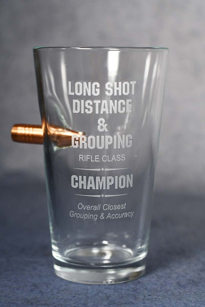 BenShot Bullet Pint Glasses 16oz