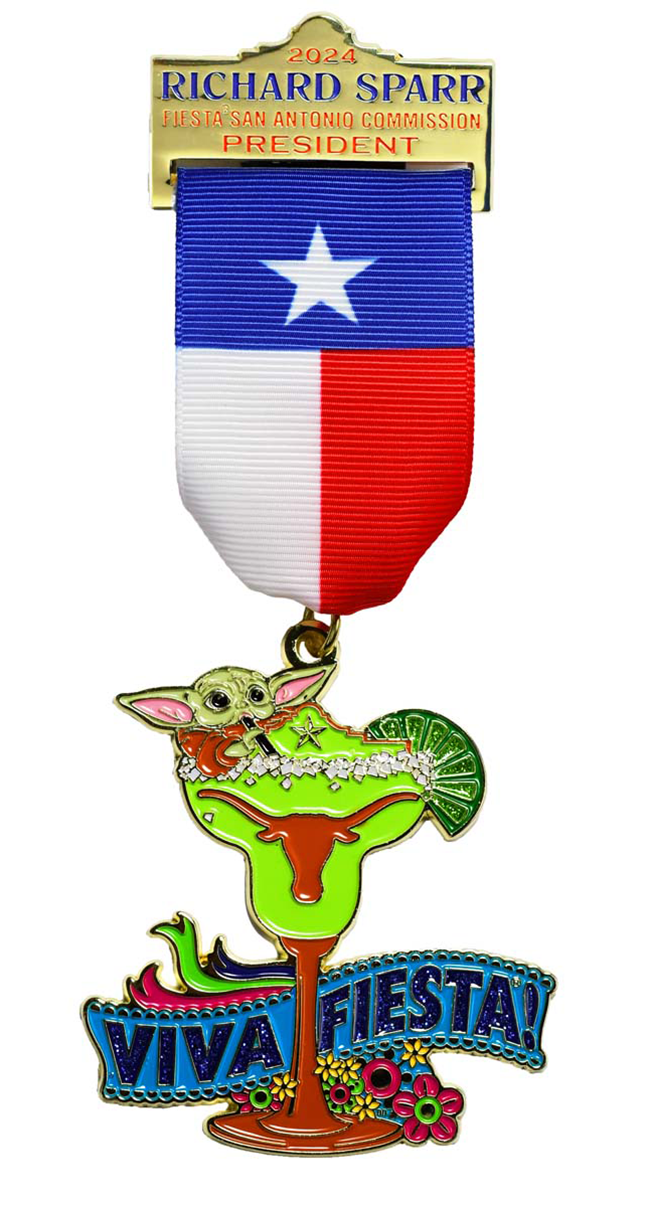 Official 2024 Fiesta Commission President Medal