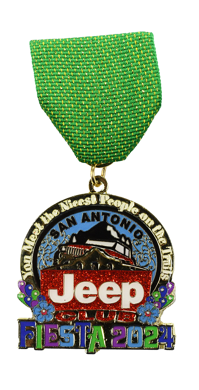 San Antonio Jeep Club Medal