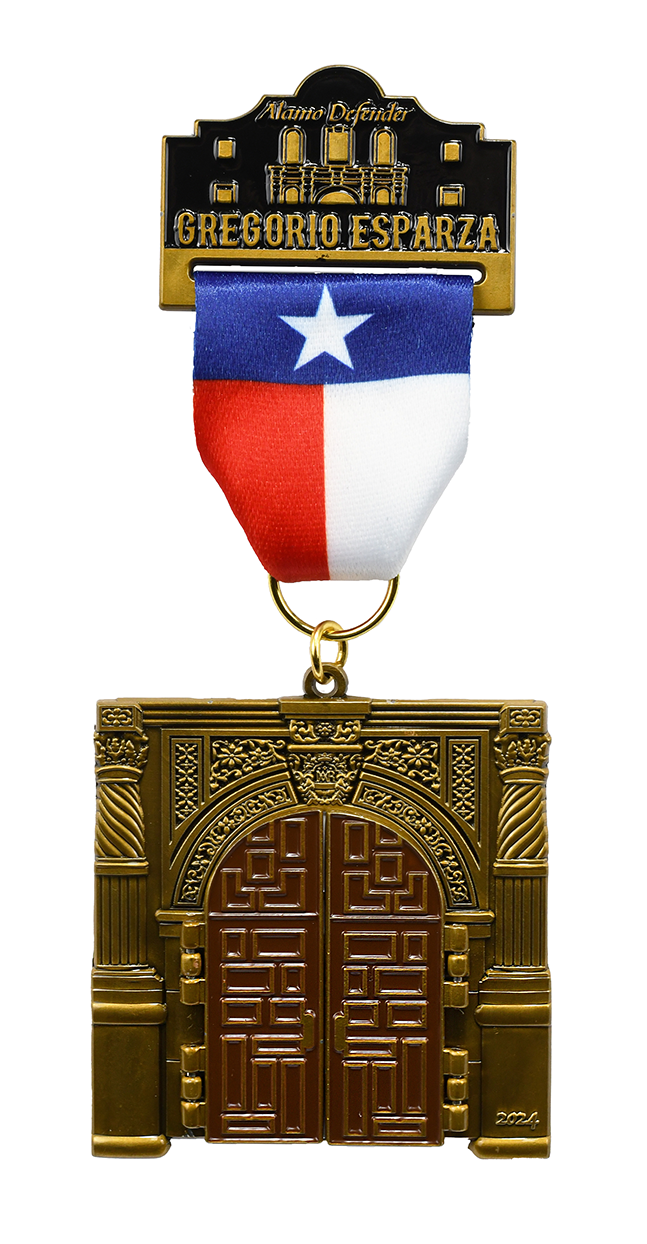 Alamo Defender Gregorio Esparza Medal