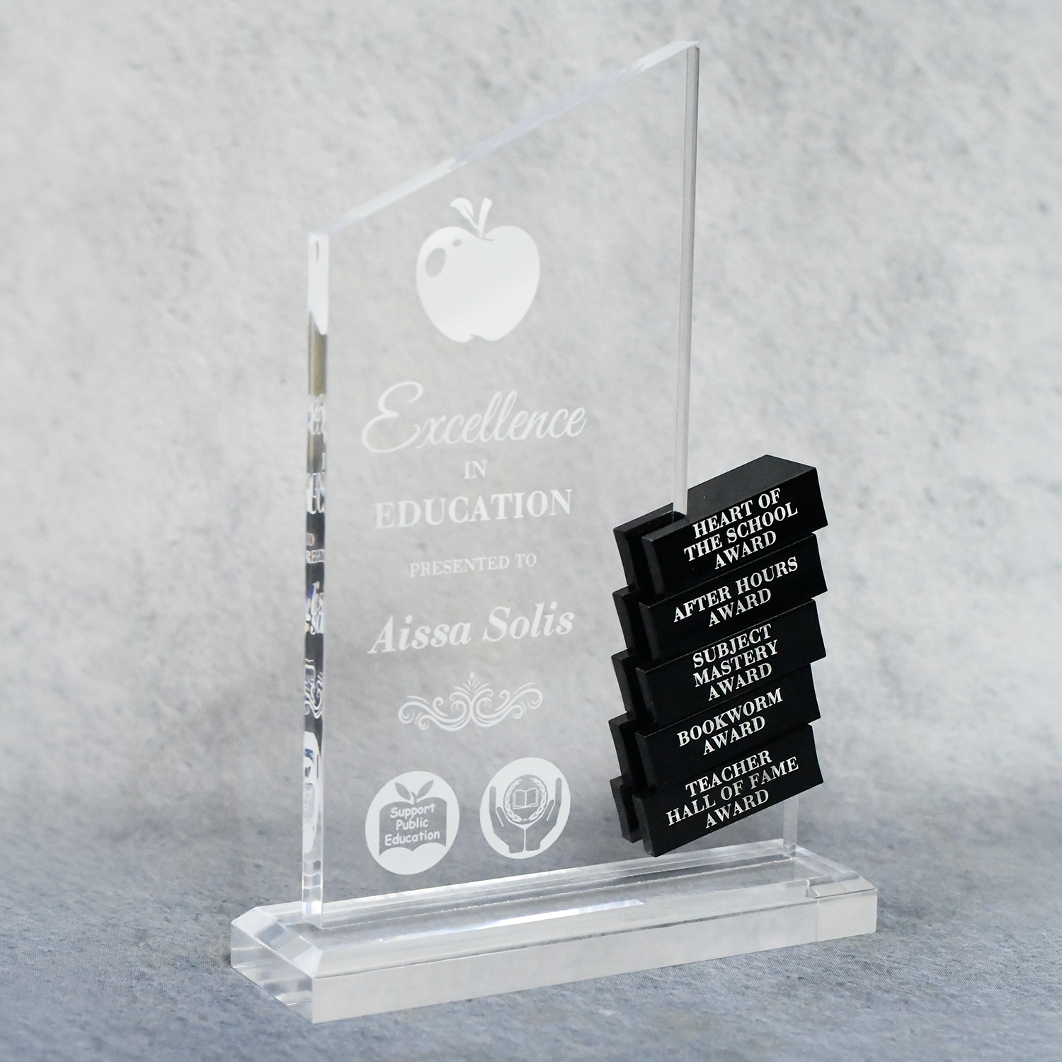 Acrylic Perpetual Block Award