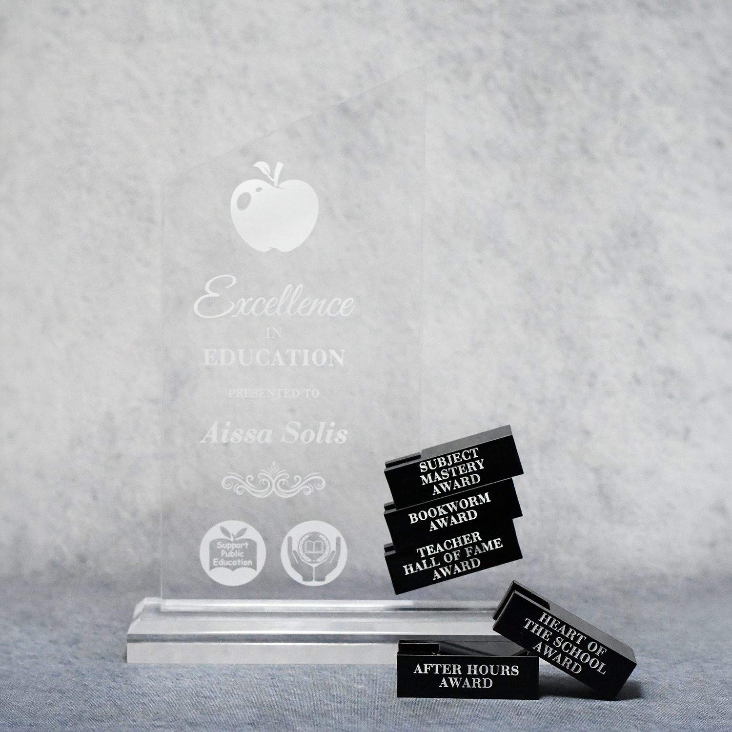 Acrylic Perpetual Block Award