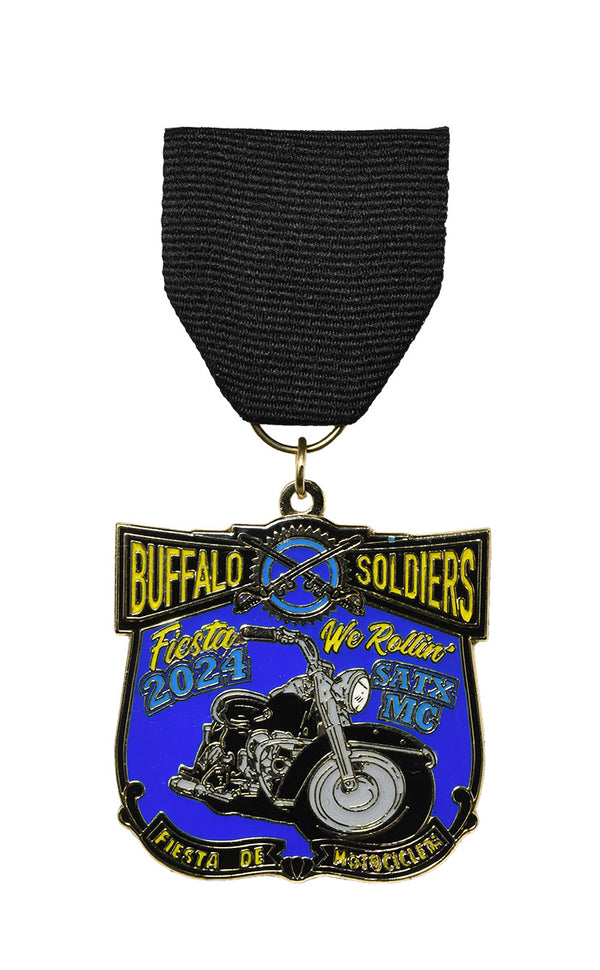 Buffalo Solders Motorcycle Club Medal