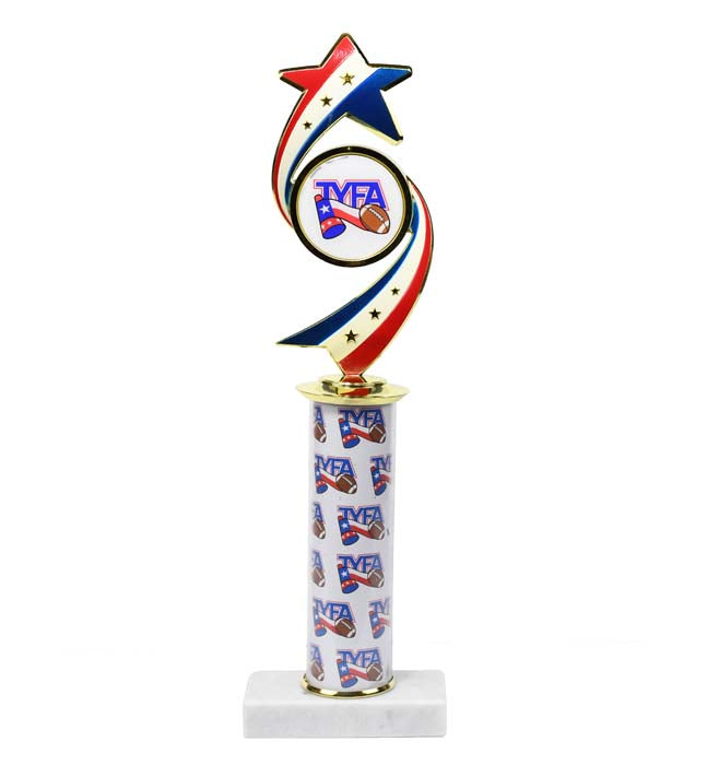 TYFA Large Trophy w/ Custom Color Print