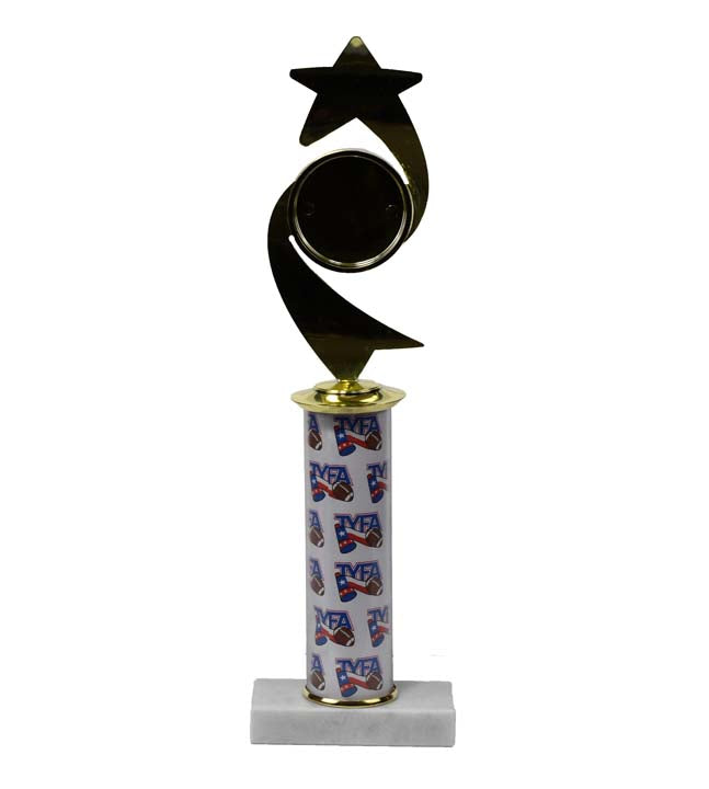 TYFA Large Trophy w/ Custom Color Print