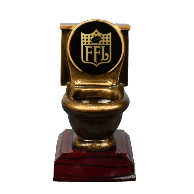Fantasy Football Toilet Bowl Award - Monarch Trophy Studio