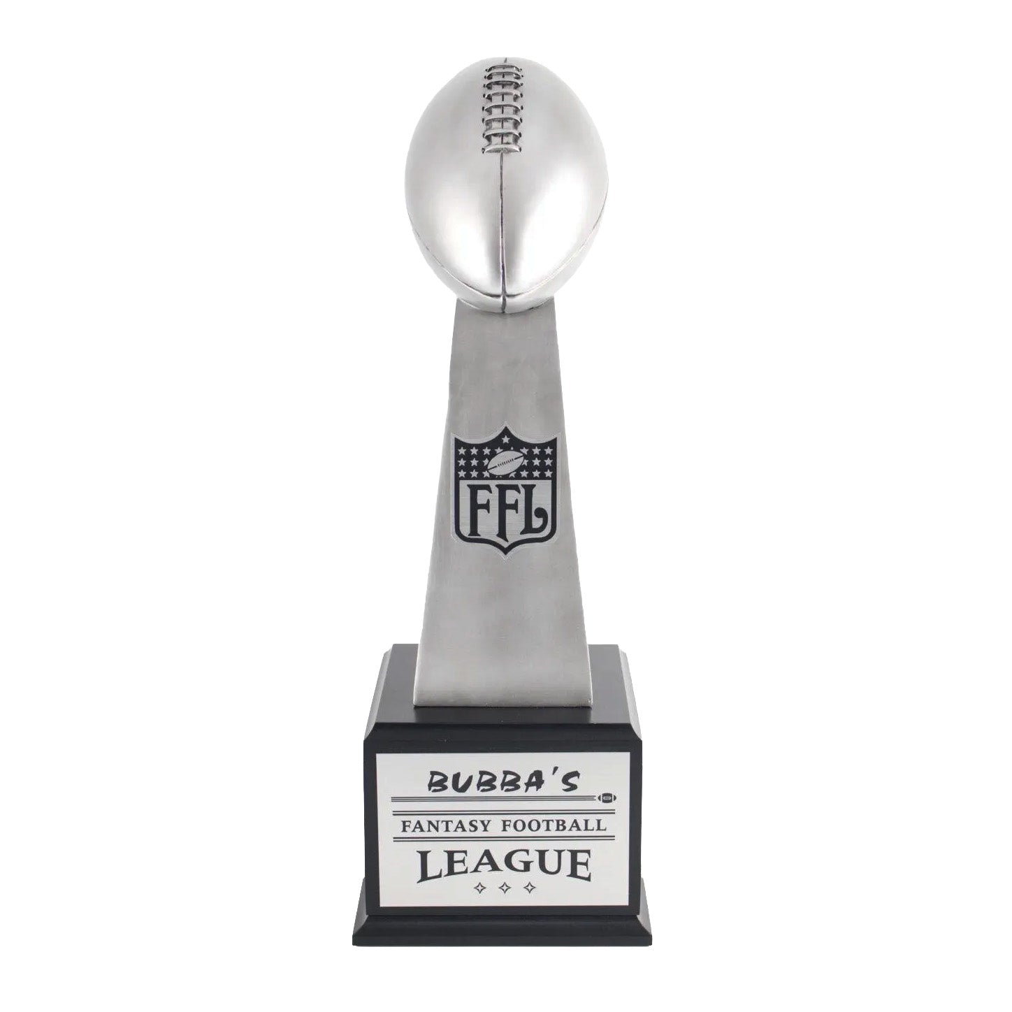 12 Year Fantasy Football Replica Trophy with Black Base