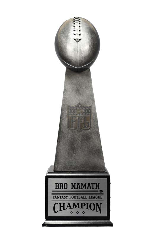 Fantasy Football Replica Super Bowl Trophy with Black base - Monarch Trophy Studio