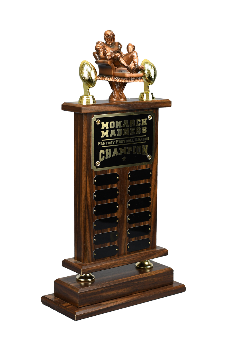 Fantasy Football Tall Perpetual Trophy