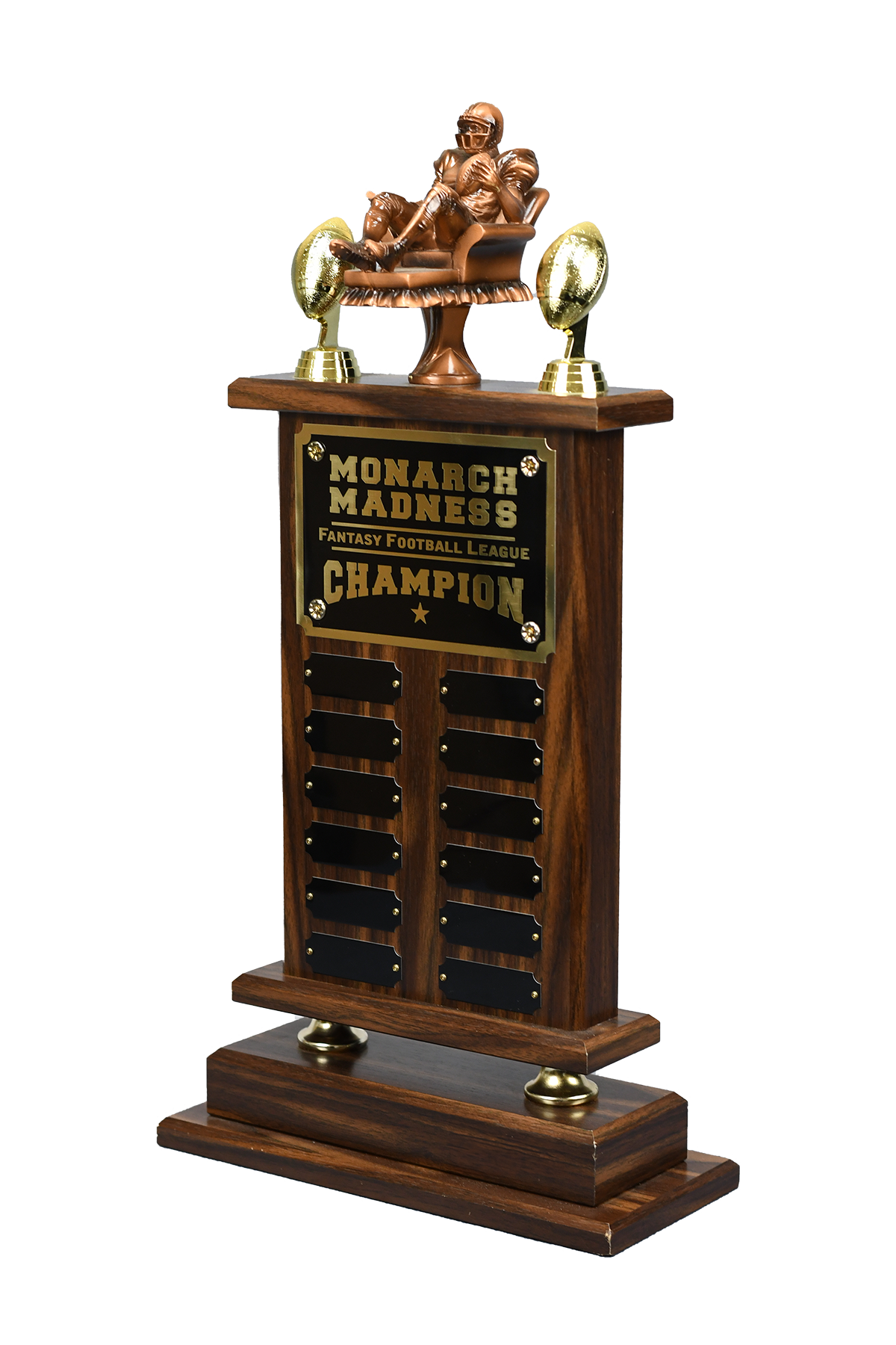 Fantasy Football Tall Perpetual Trophy