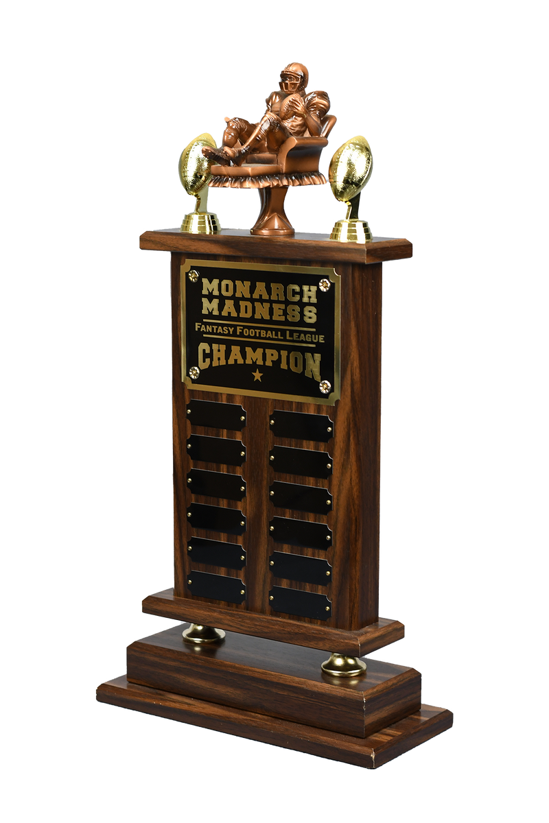 Fantasy Football Tall Perpetual Trophy