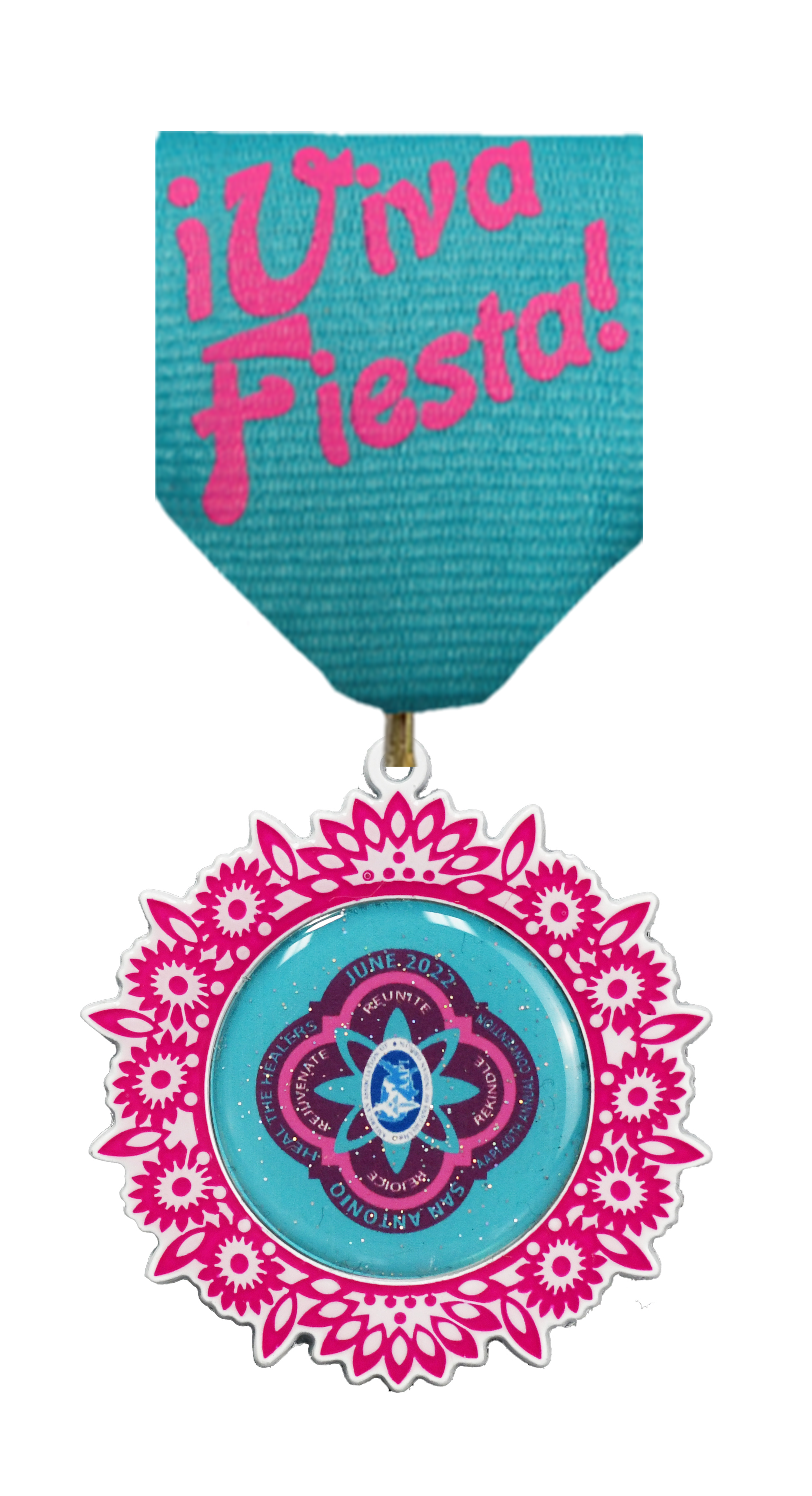 Pink Wreath Express Medal