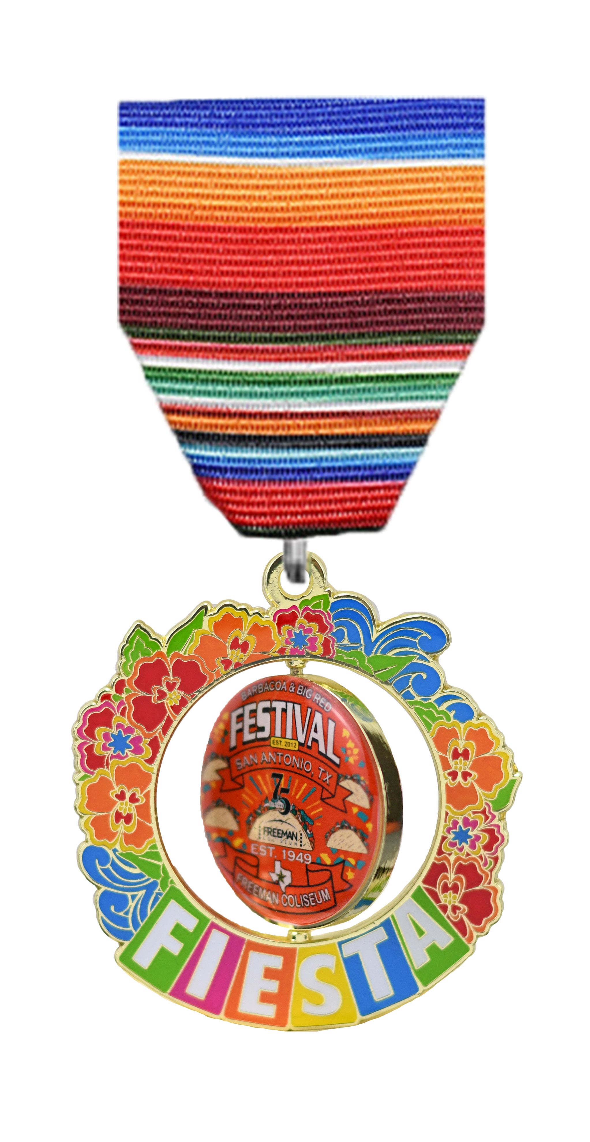 Flower Spinner Express Fiesta Medal