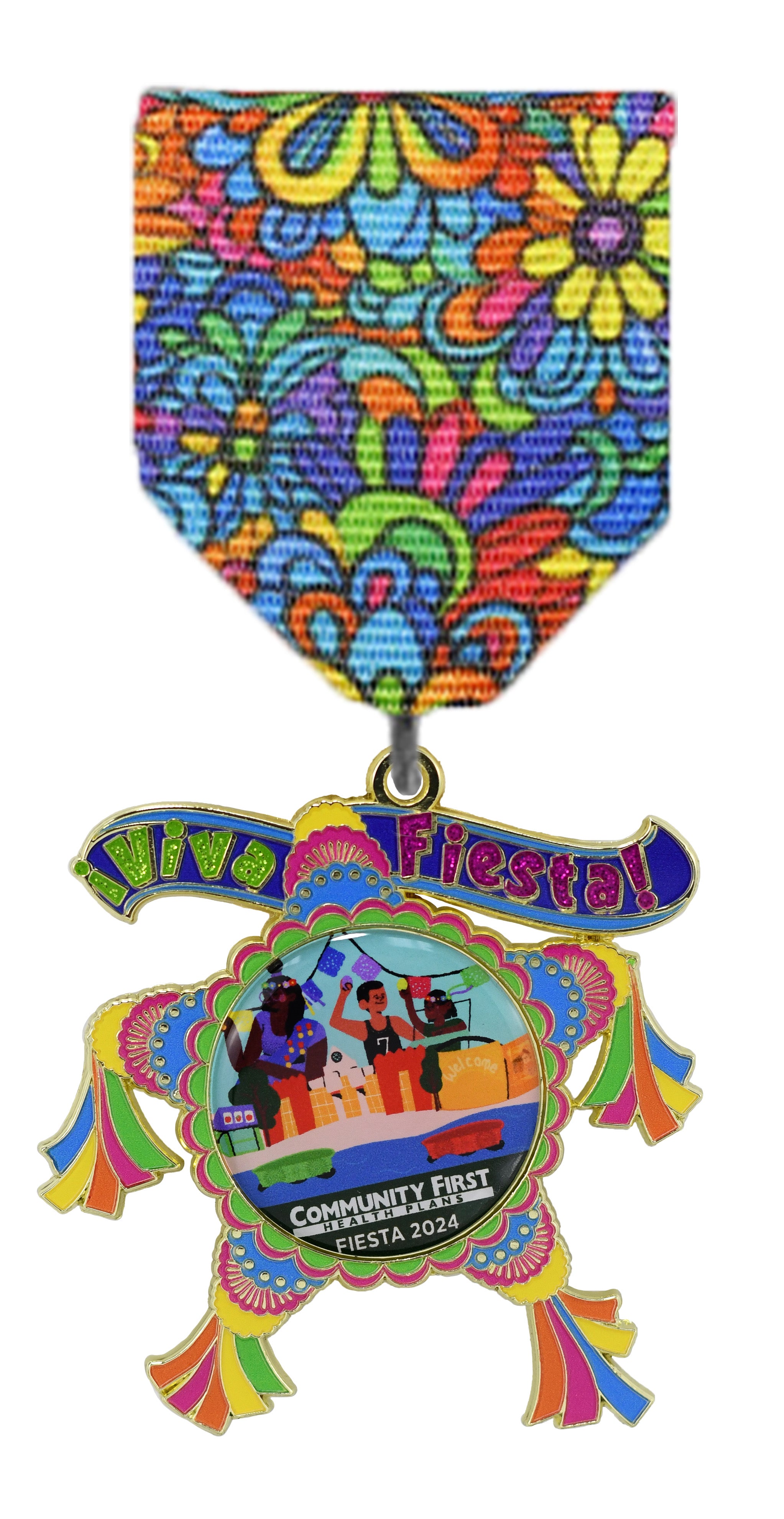VIVA Fiesta Pinata Express Fiesta Medal