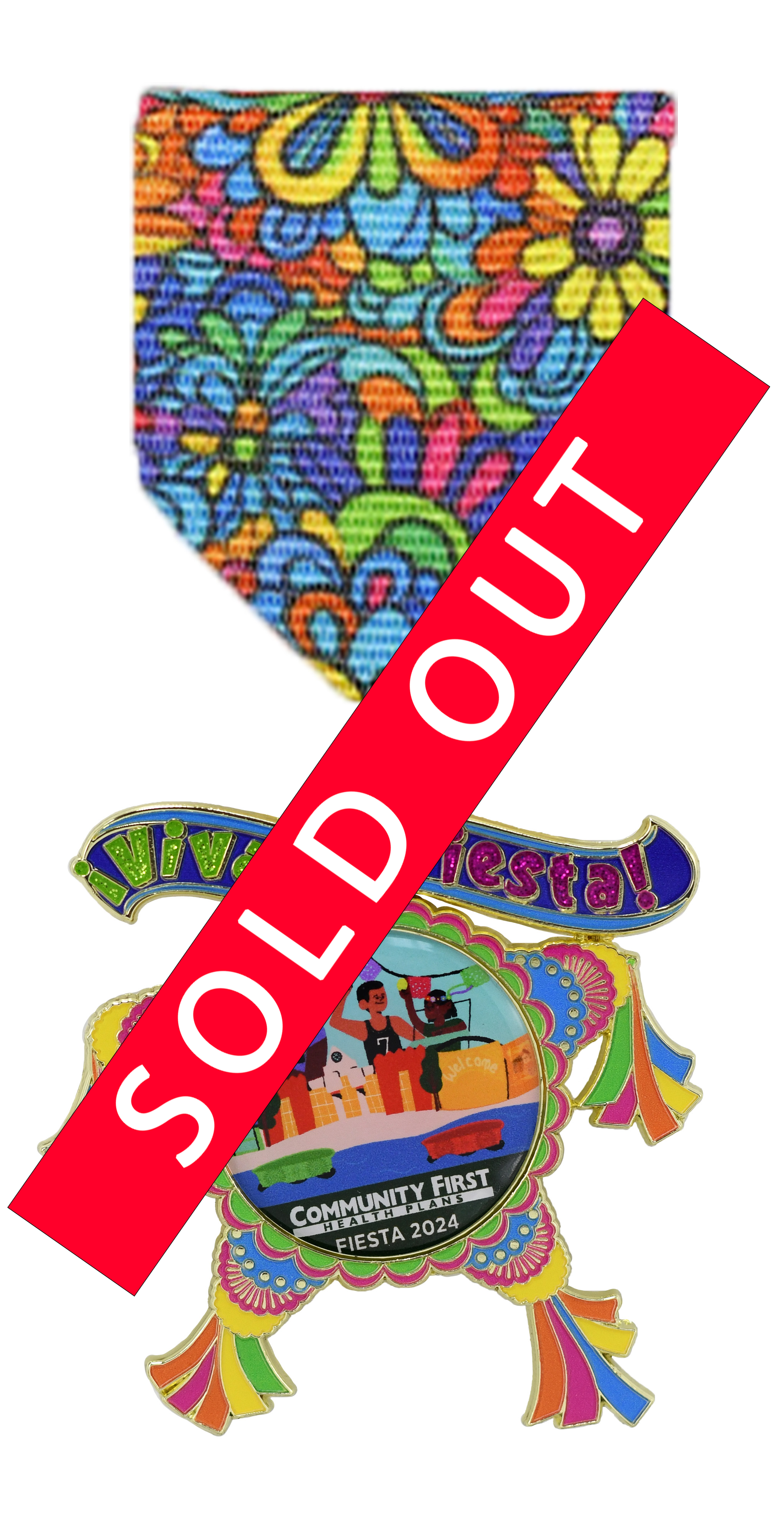 VIVA Fiesta Pinata Express Fiesta Medal