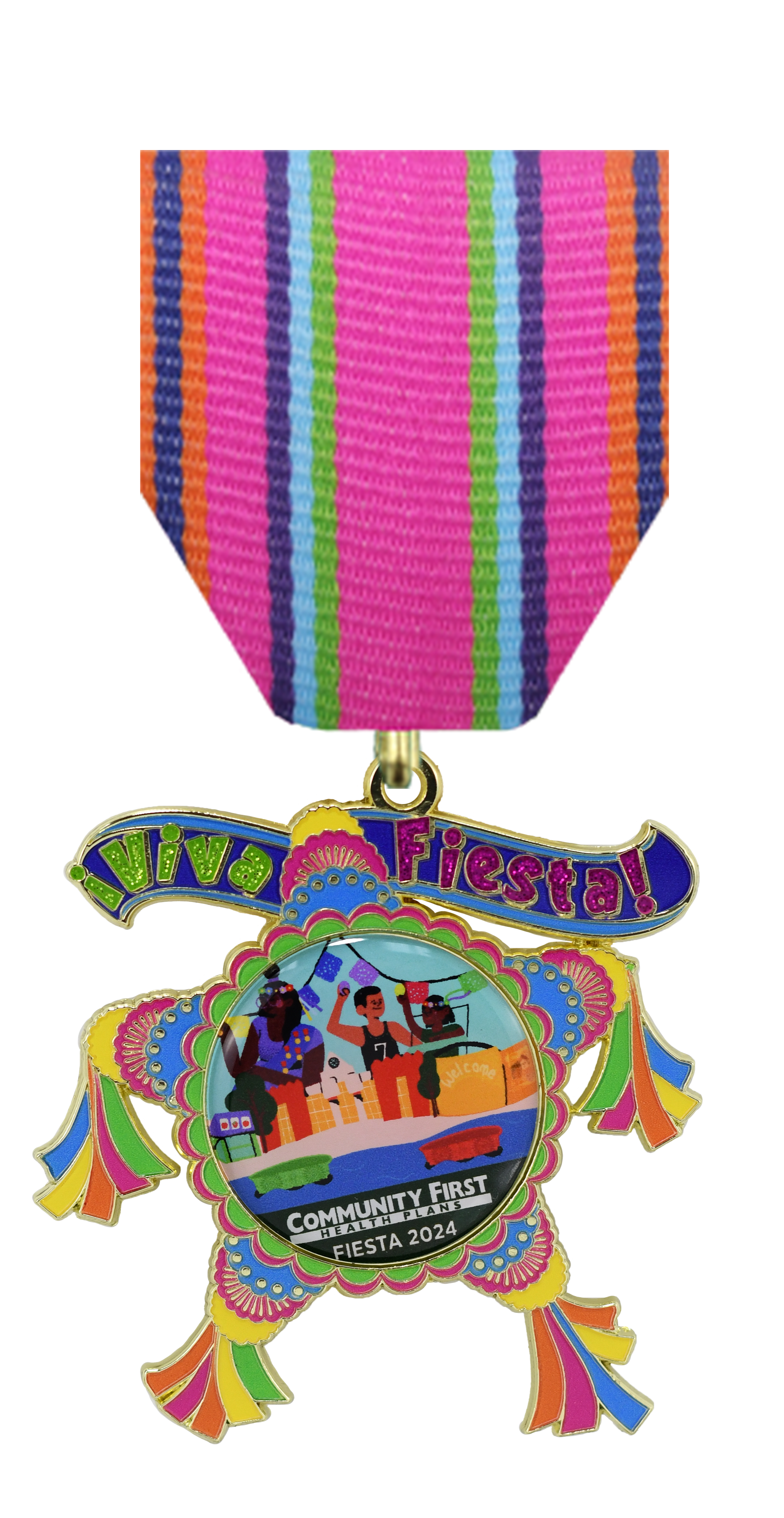 VIVA Fiesta Pinata Express Fiesta Medal