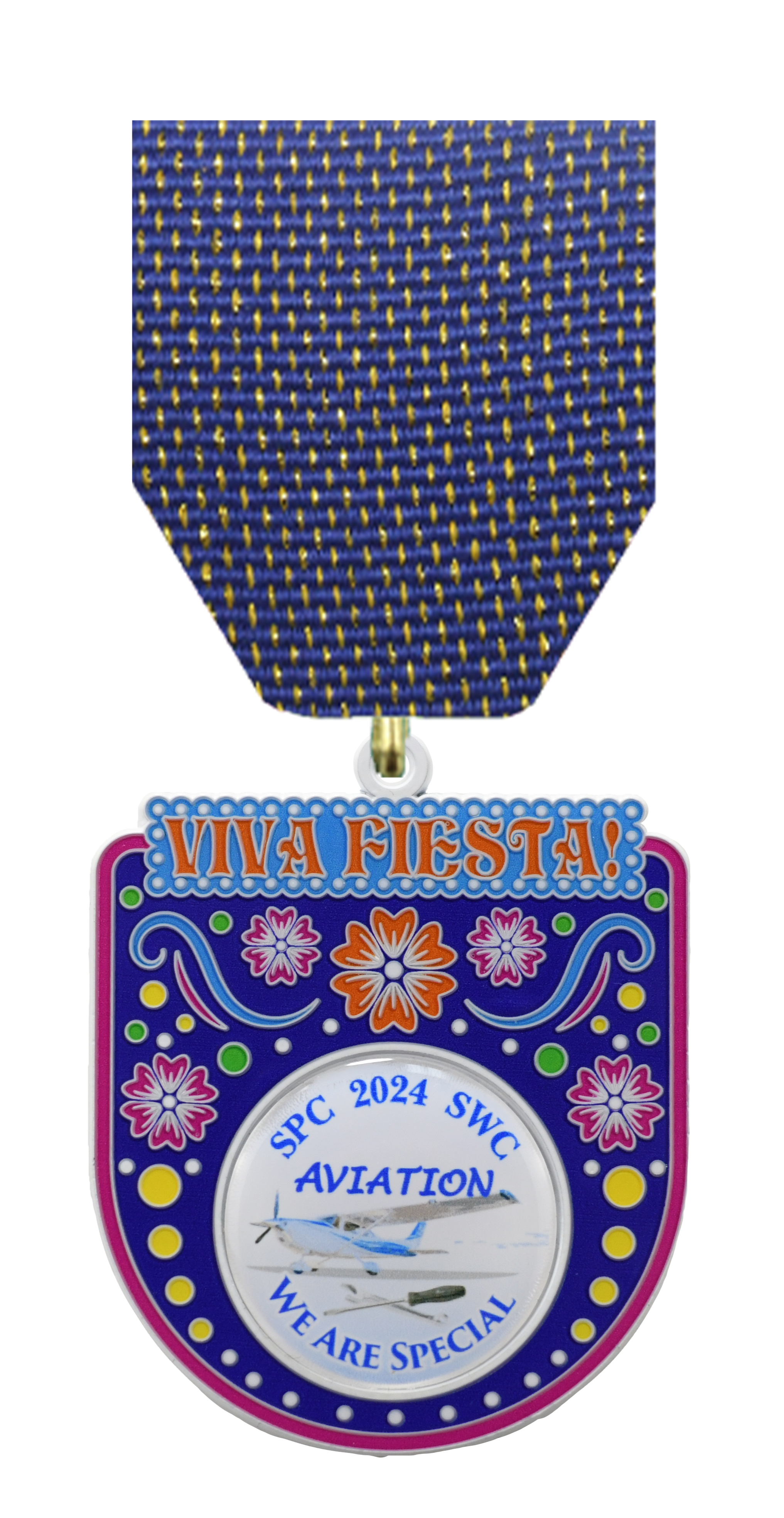 VIVA Fiesta Colorful Bubbles Express Fiesta Medal