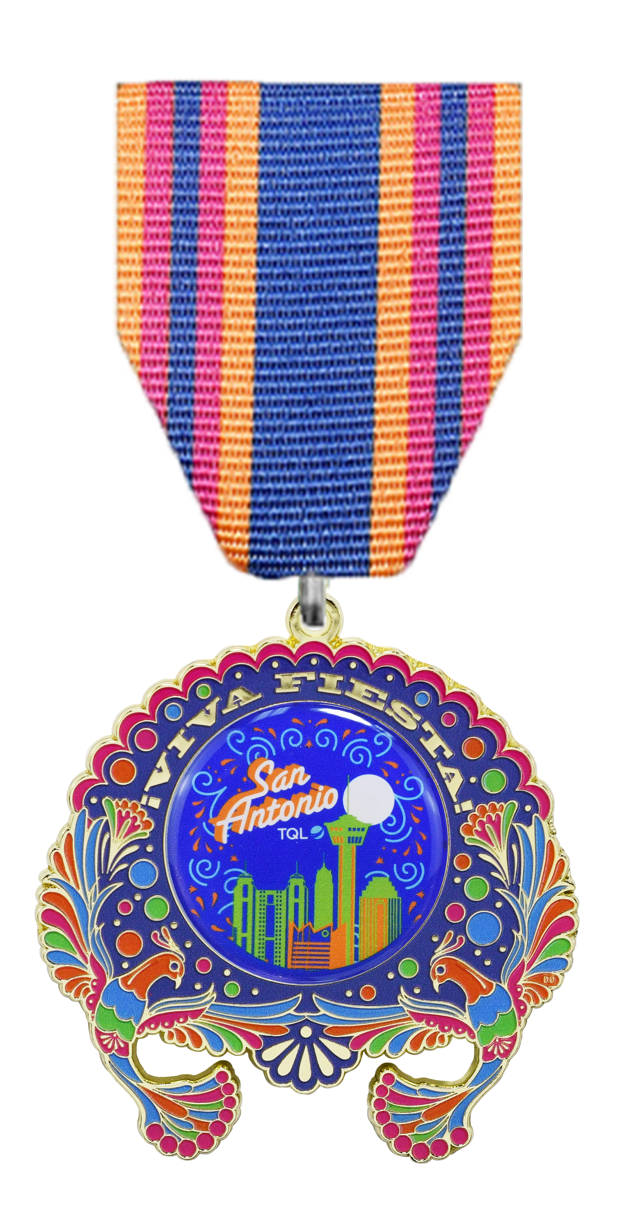 Dancing Birds Express Fiesta Medal