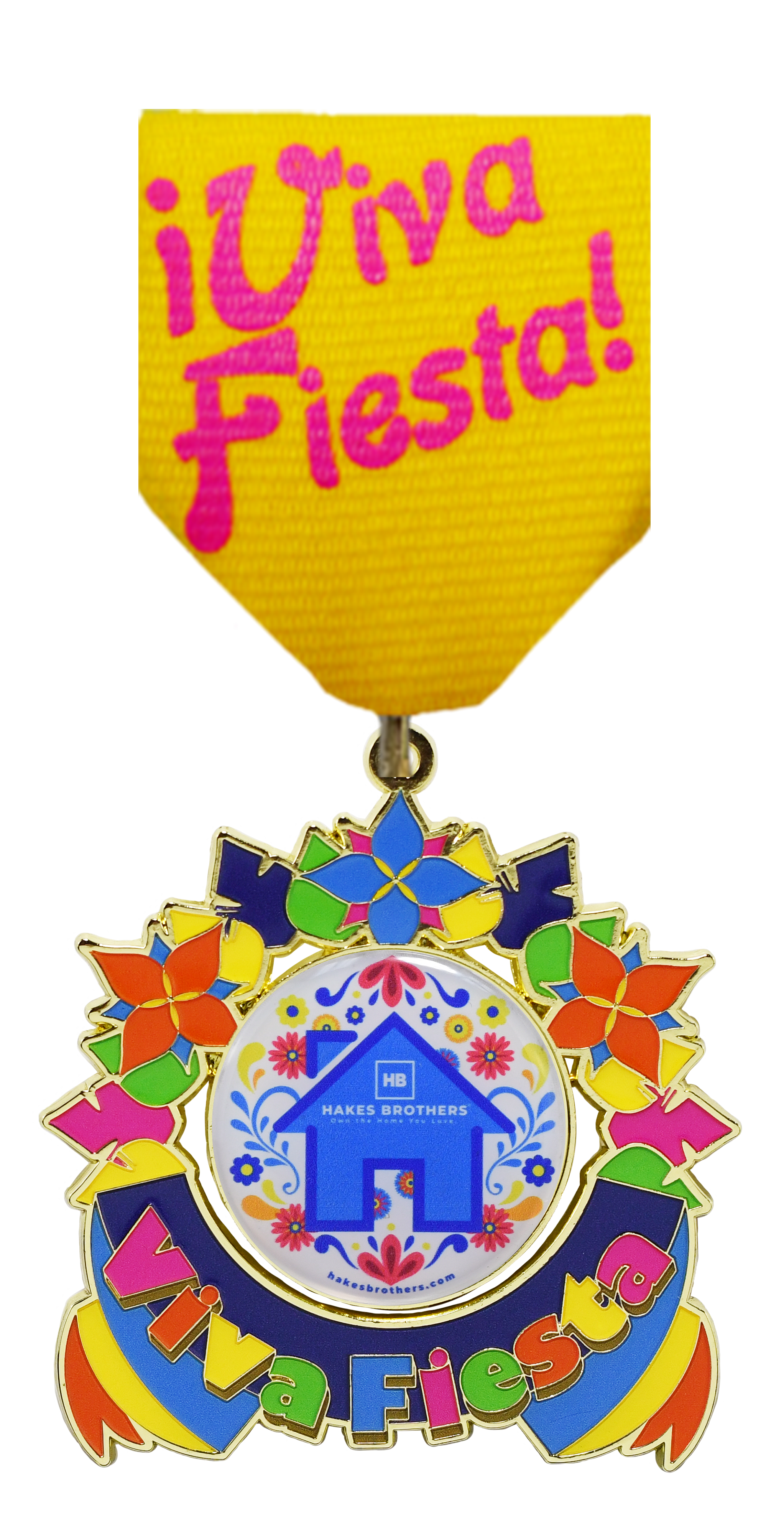 Flower Crown Express Fiesta Medal