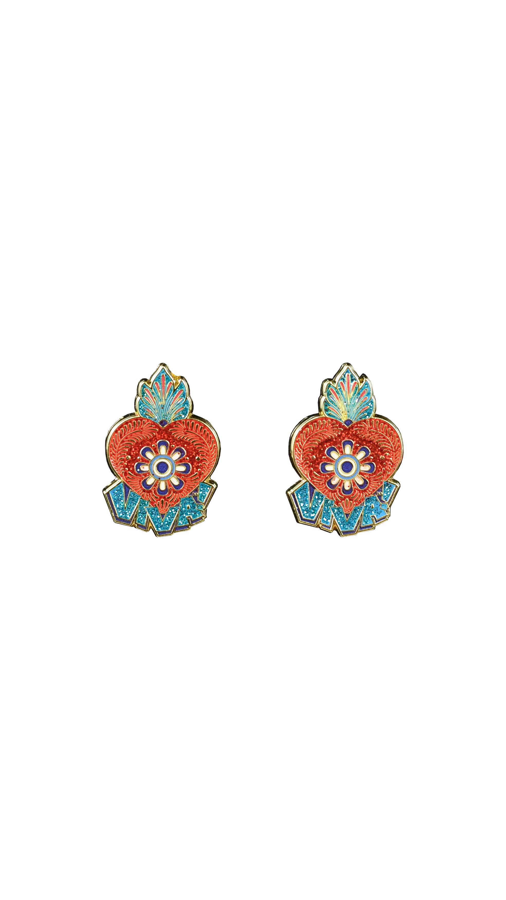 VIVA Heart Stud Earrings