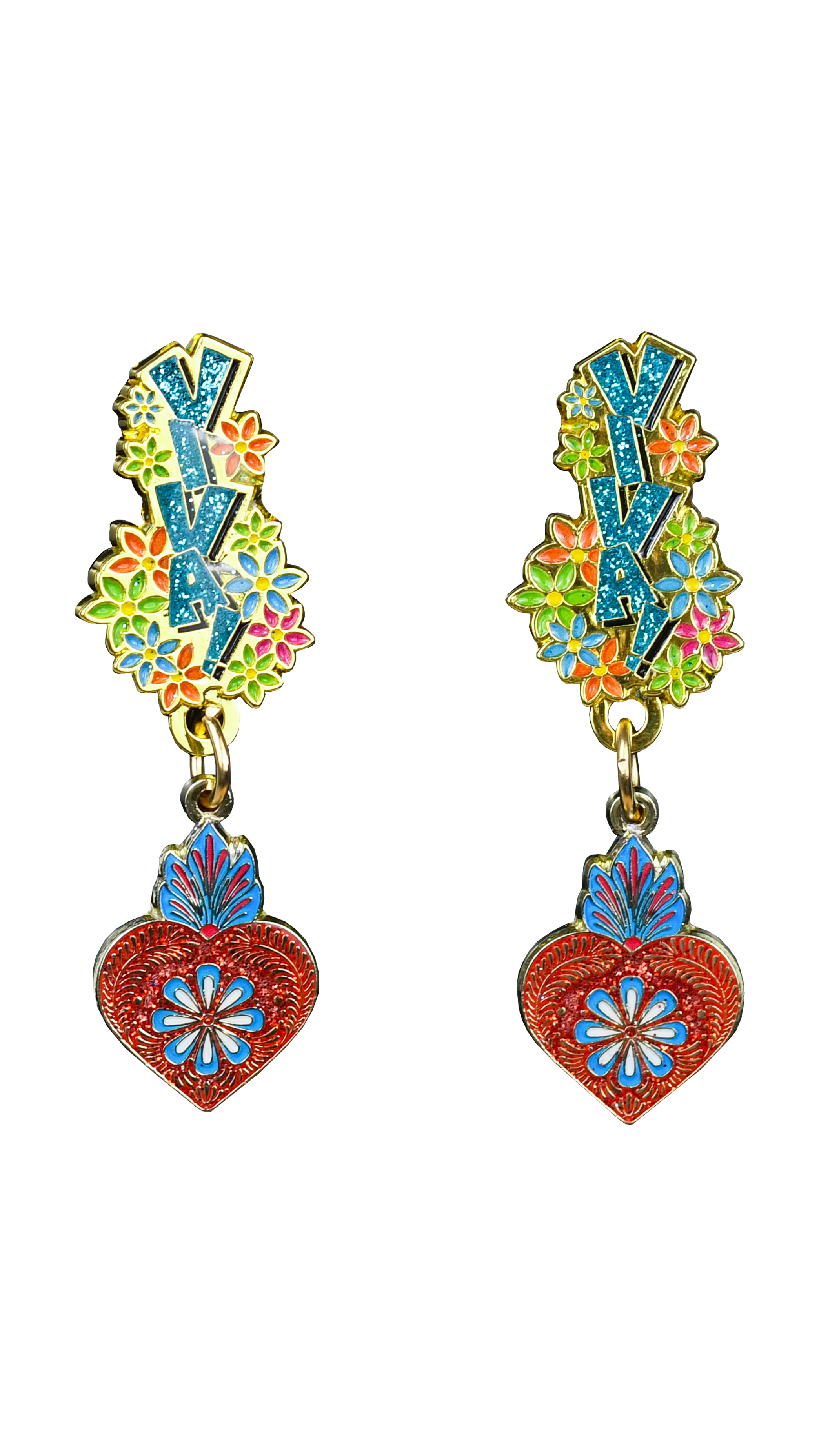 VIVA Heart Post Earrings