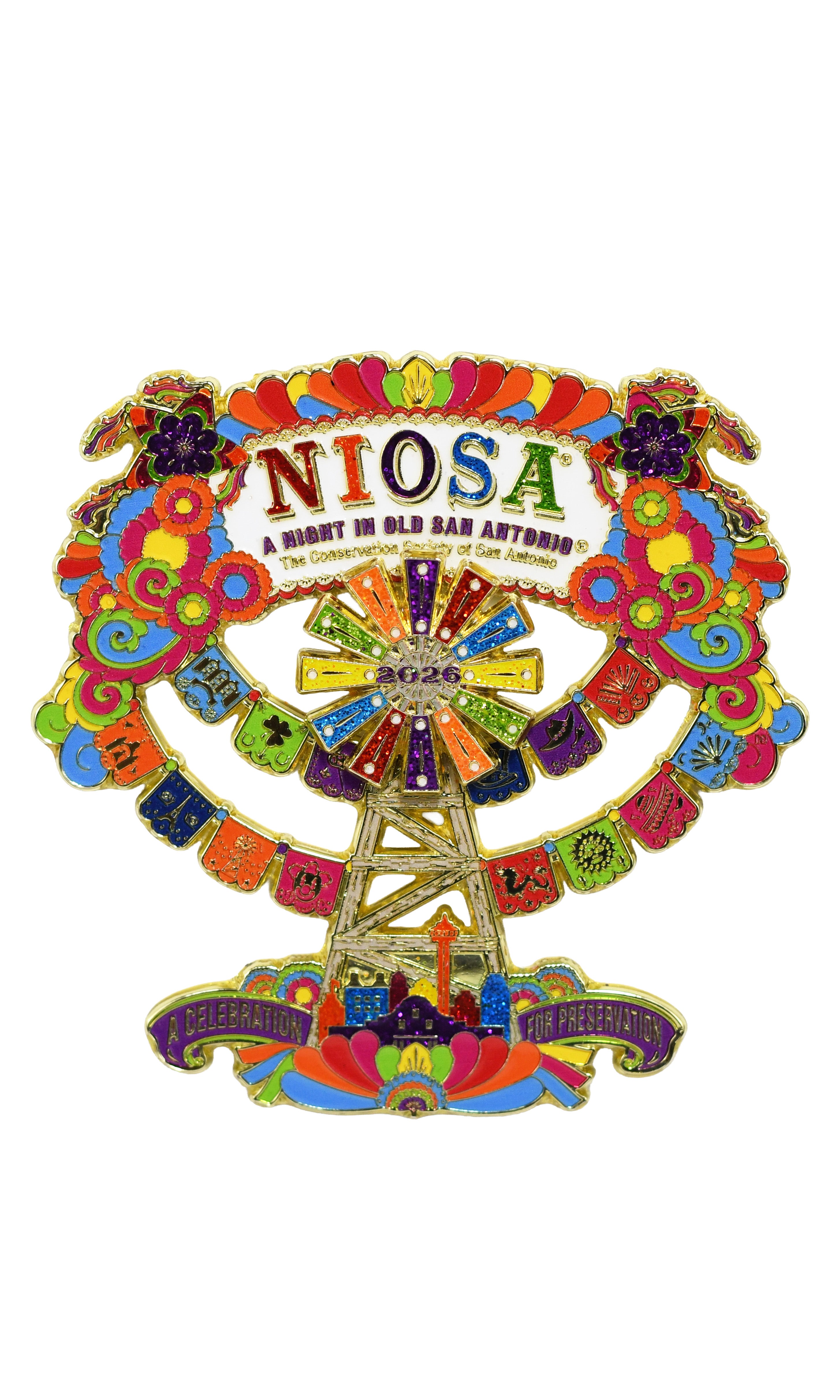 Night In Old San Antonio (NIOSA) 2026 Fiesta Medal