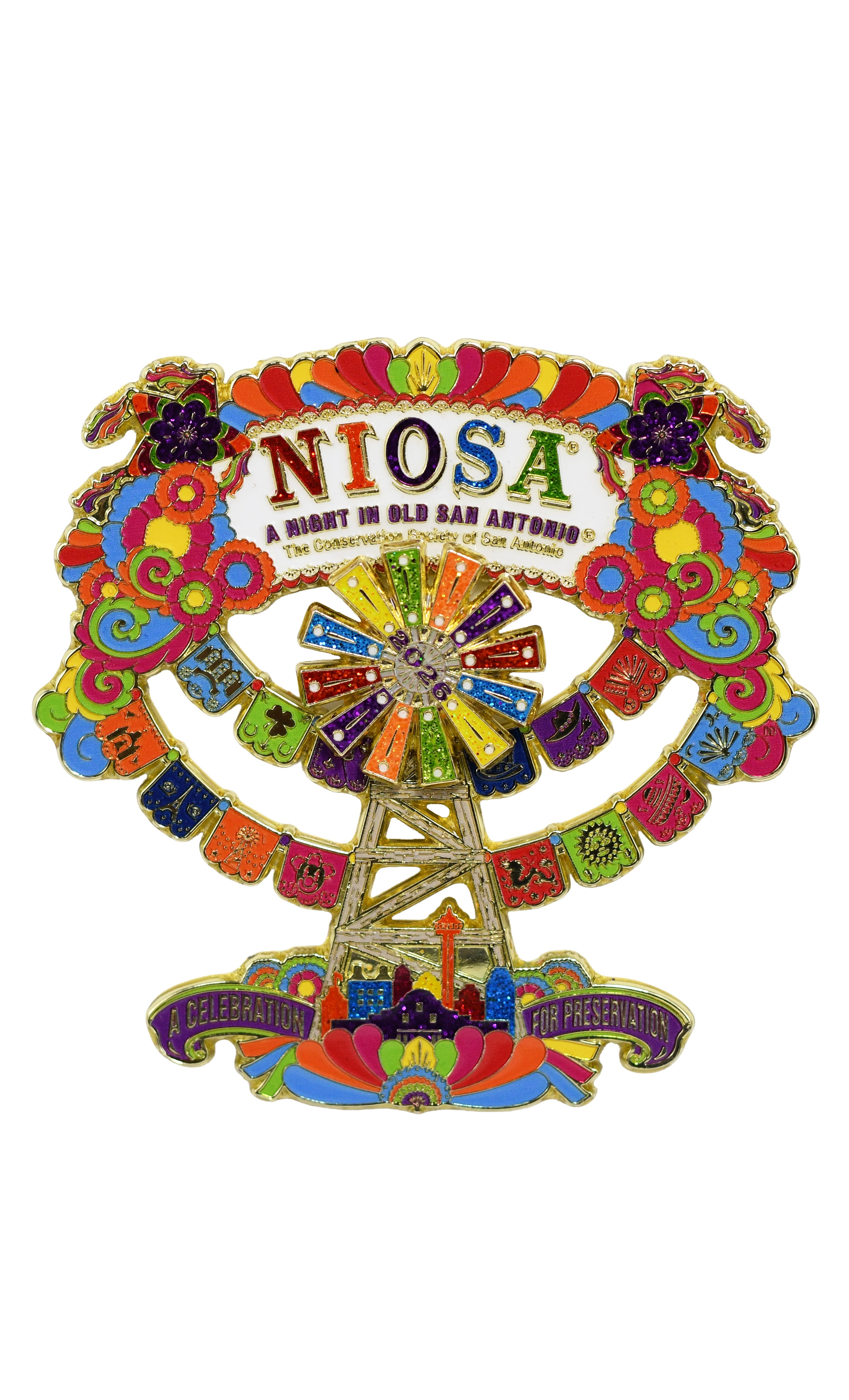 Night In Old San Antonio (NIOSA) 2026 Fiesta Medal