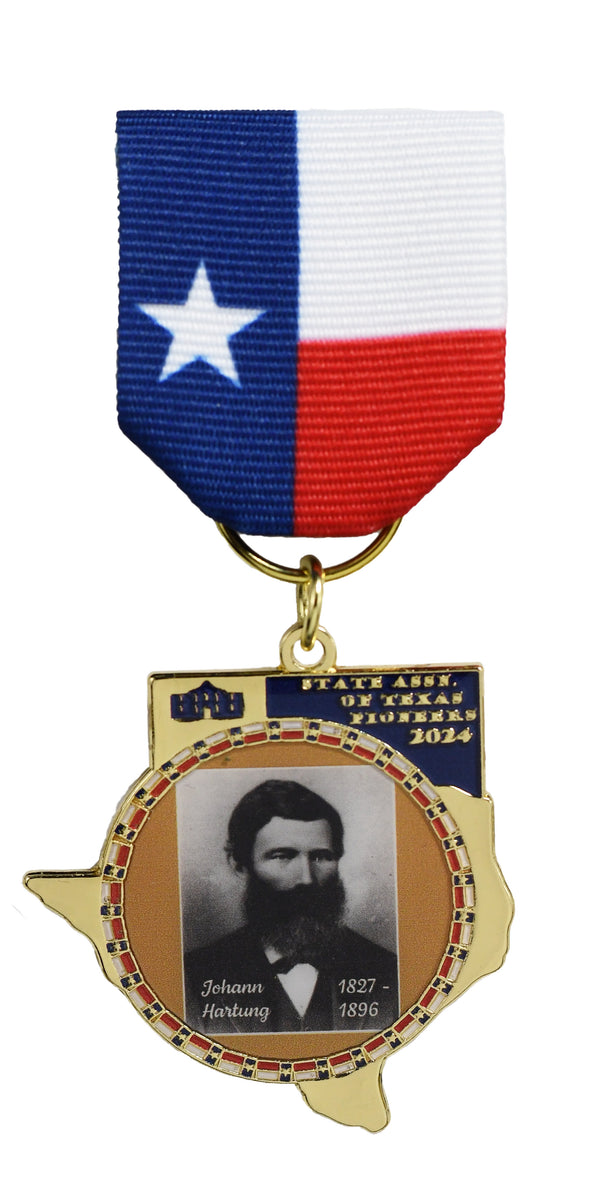 State Association of TX Pioneers-Johann Hartung Medal