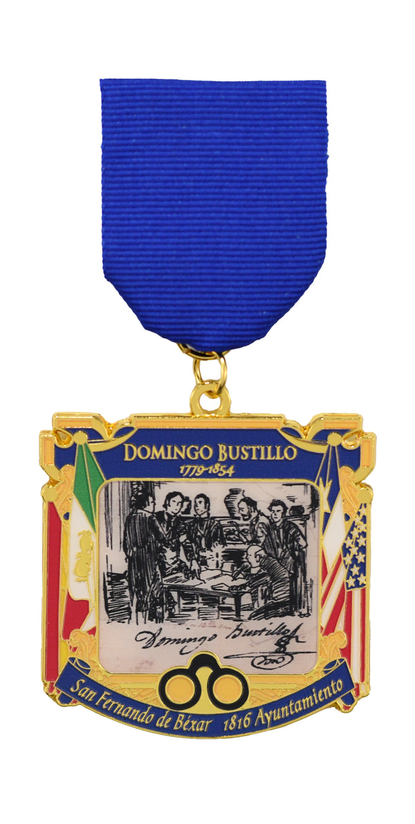 Los Alcaldes De Bexar Domingo Bustillo Medal