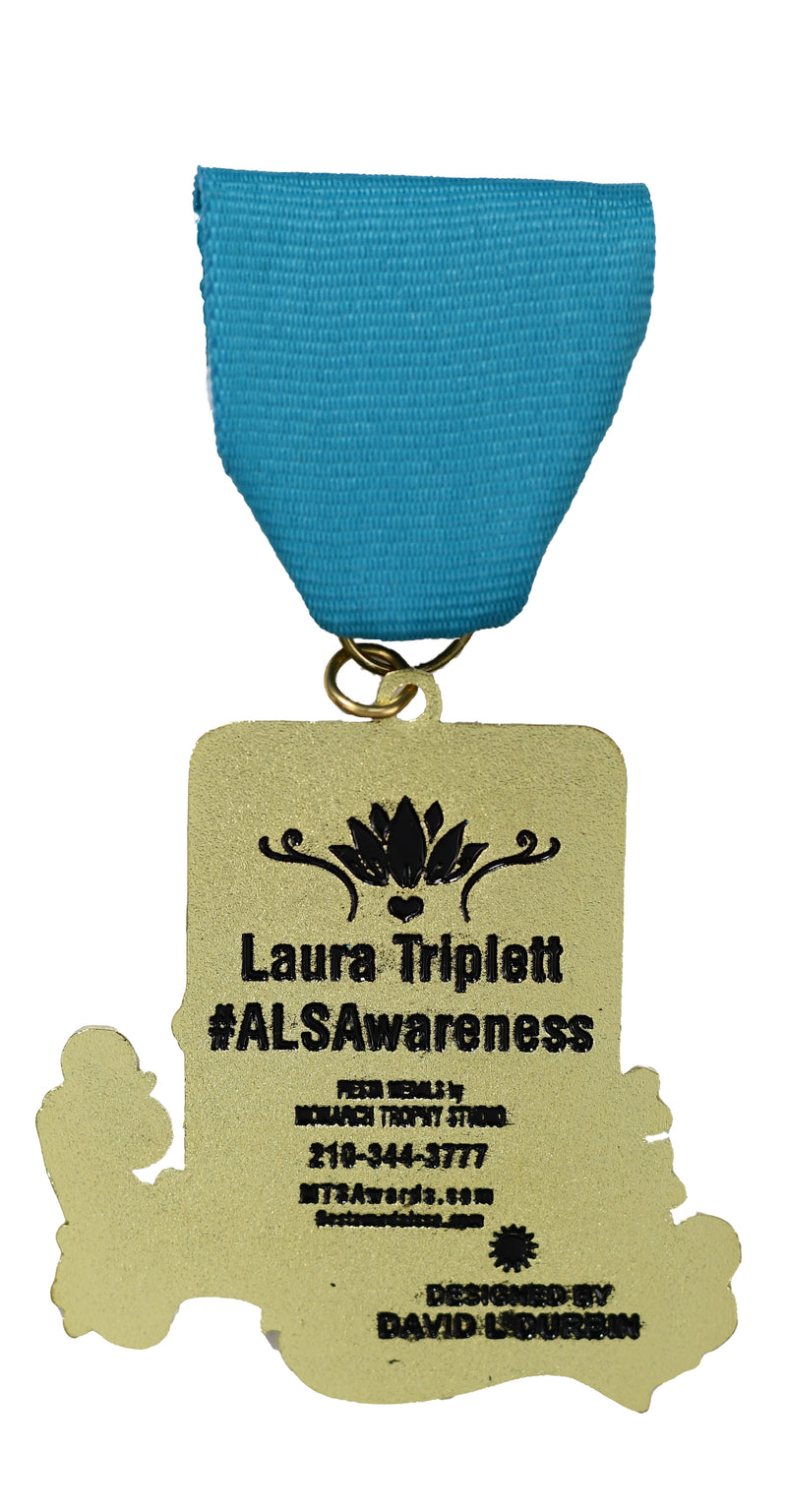 Limited Edition David Durbin ALS Awareness Mermaid Medal