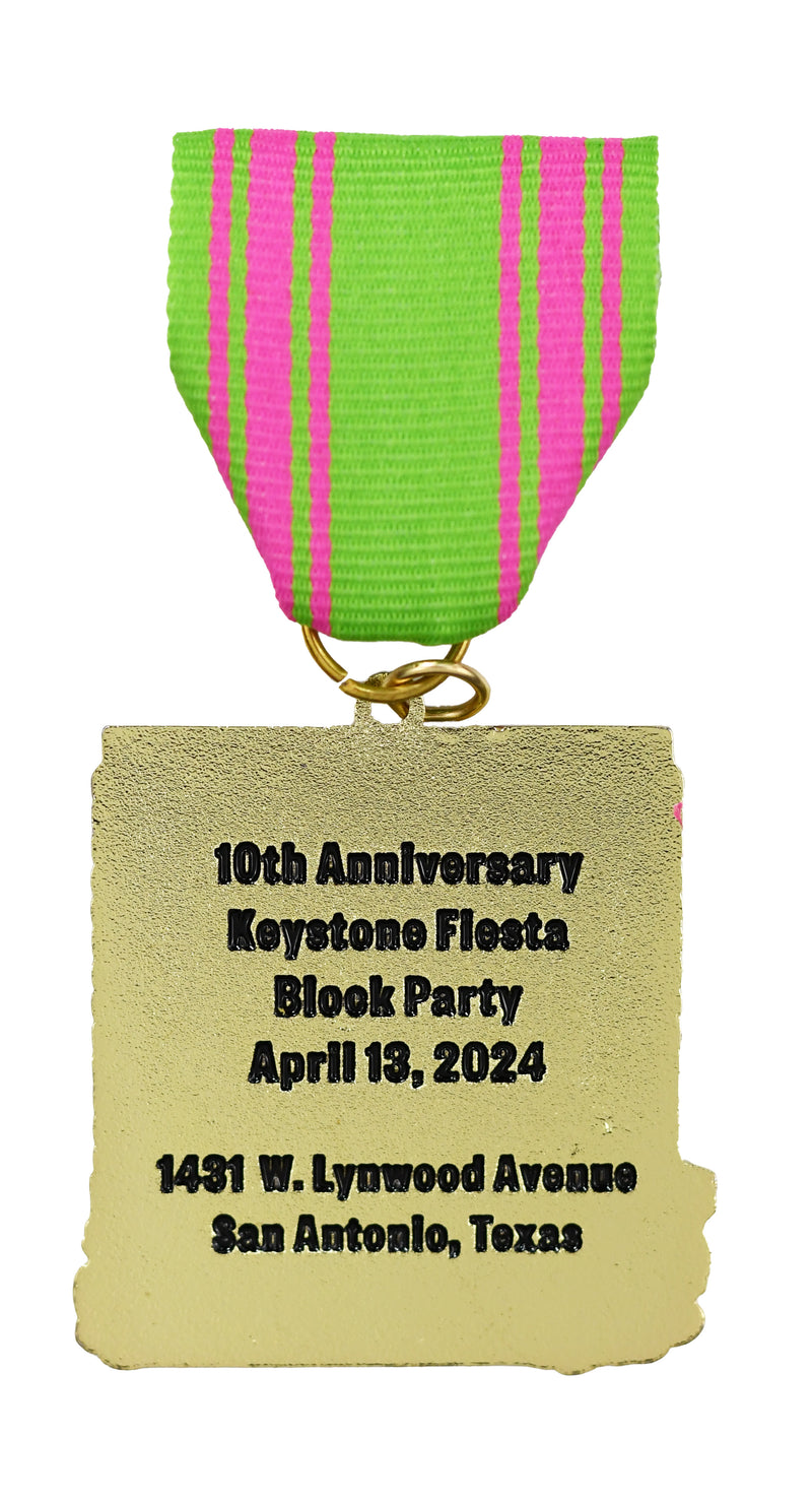 Keystone Fiesta Block Party Medal
