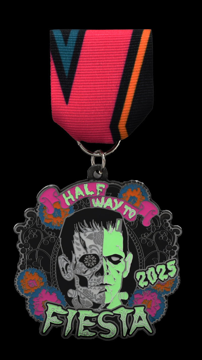 Halfway to Fiesta Frankenstein Medal