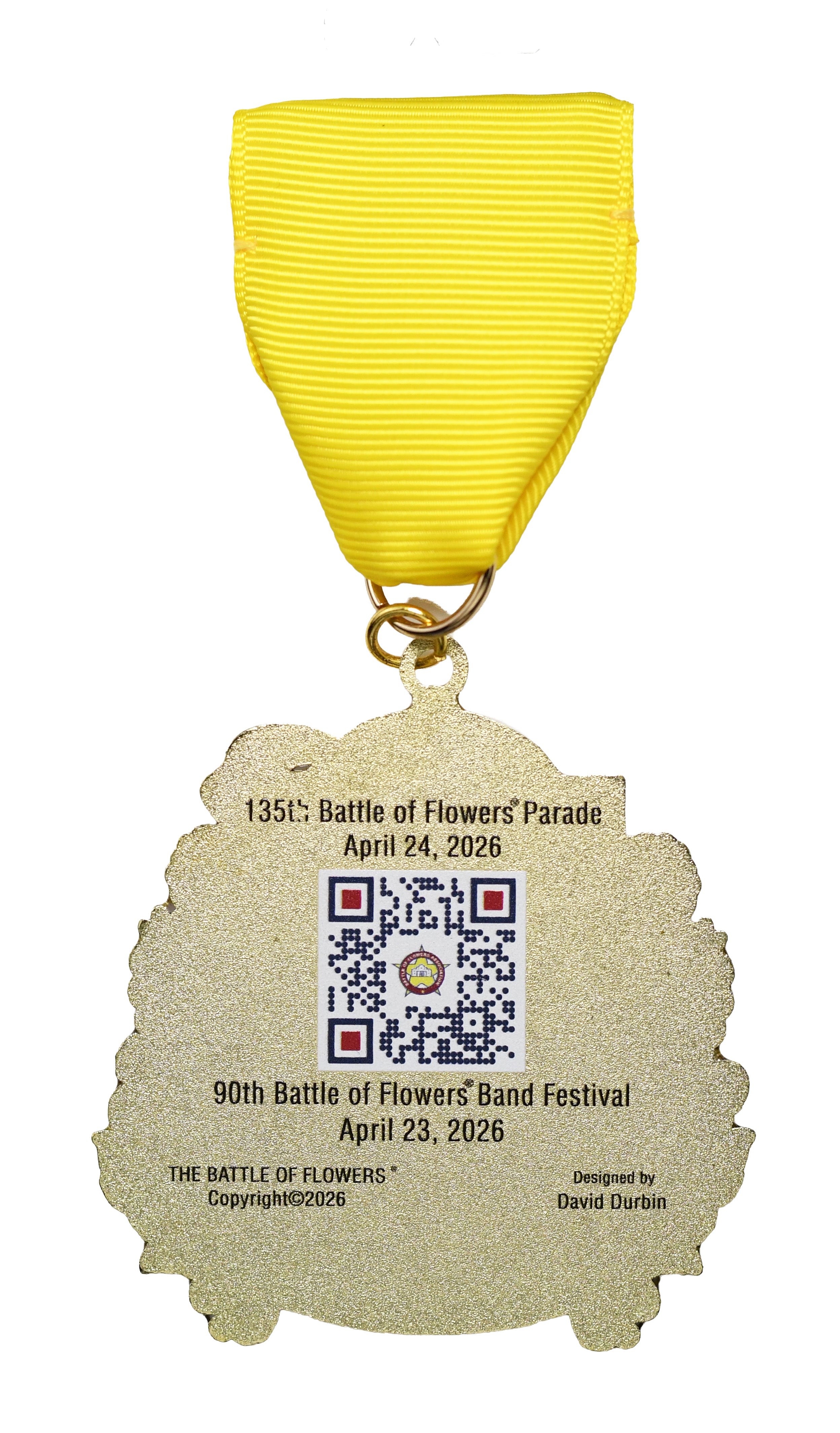 Battle of Flowers Fiesta Medal