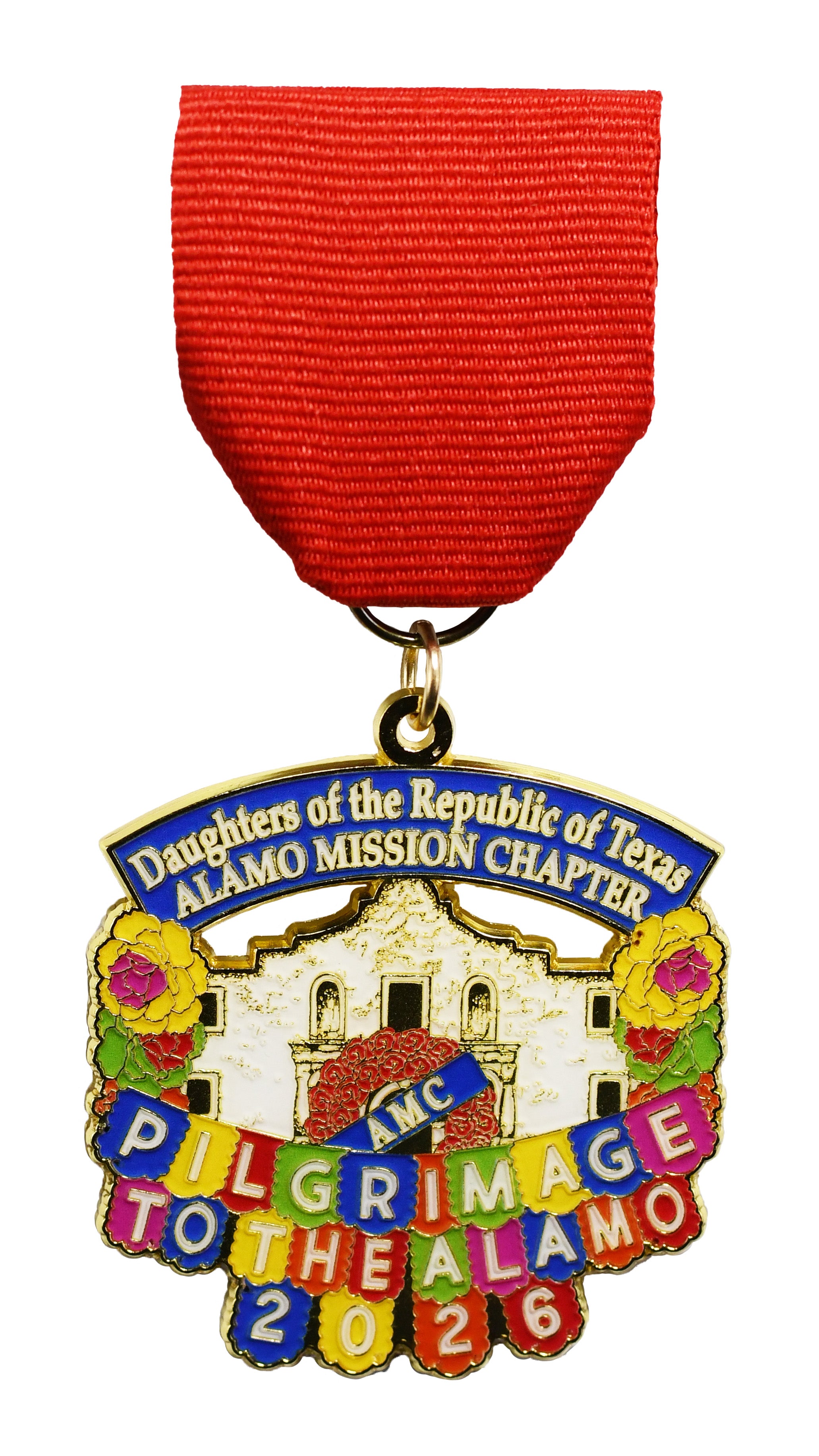 Daughters of the Republic of Texas Alamo Mission 2026 Fiesta Medal