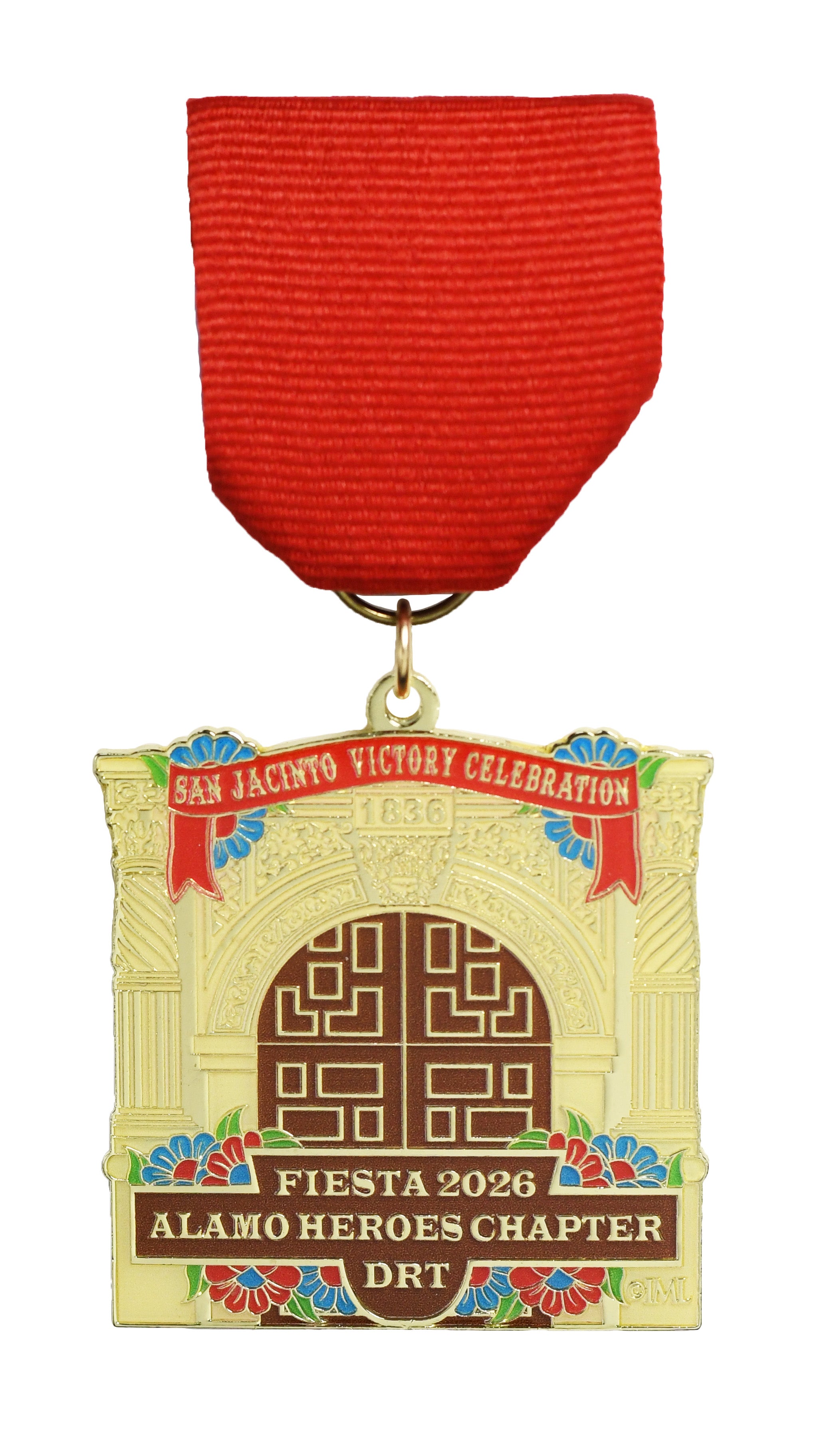 Daughters of The Republic of Texas Alamo Heroes Chapter 2026 Fiesta Medal