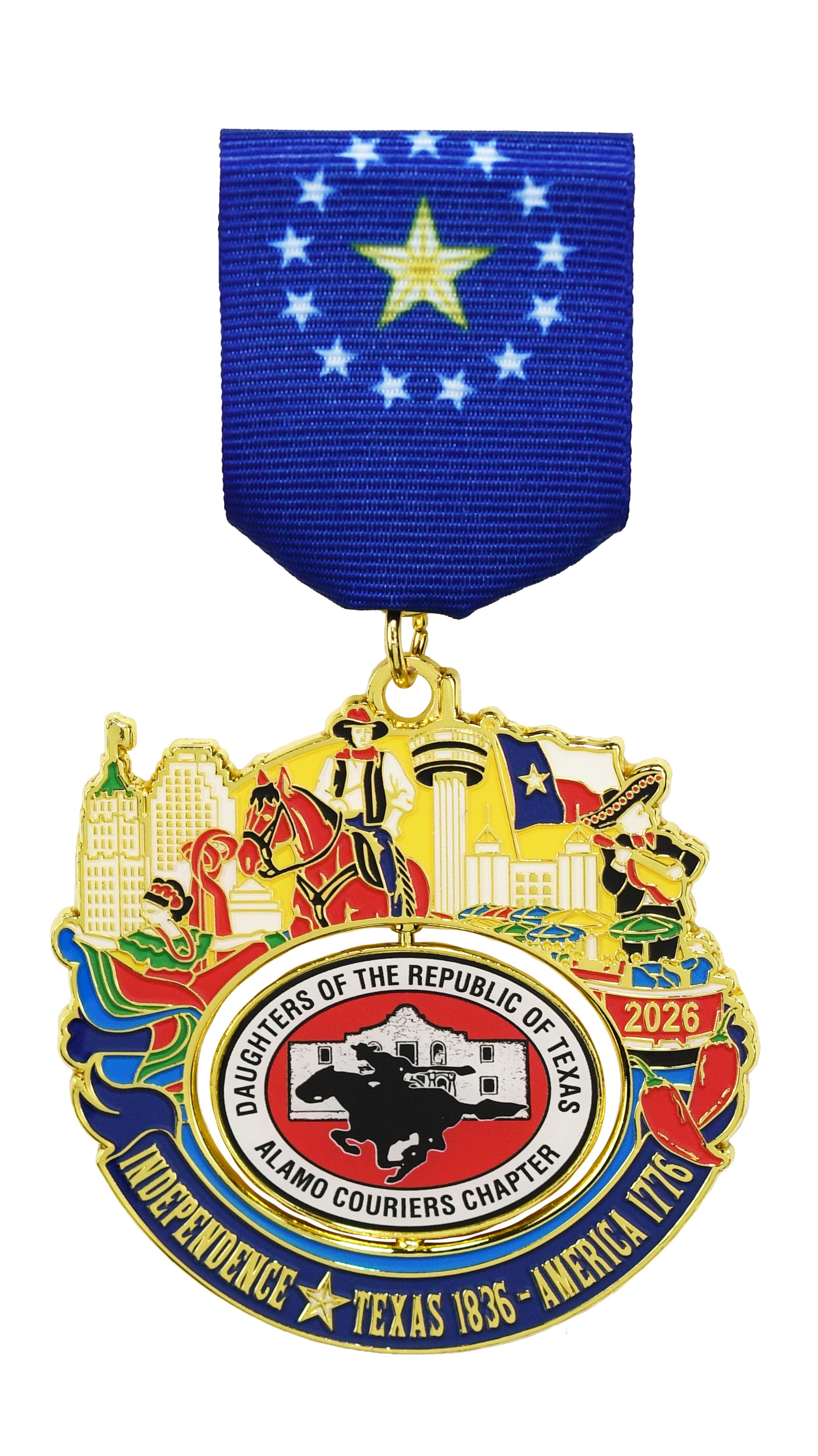 DRT Alamo Couriers 2026 Fiesta Medal