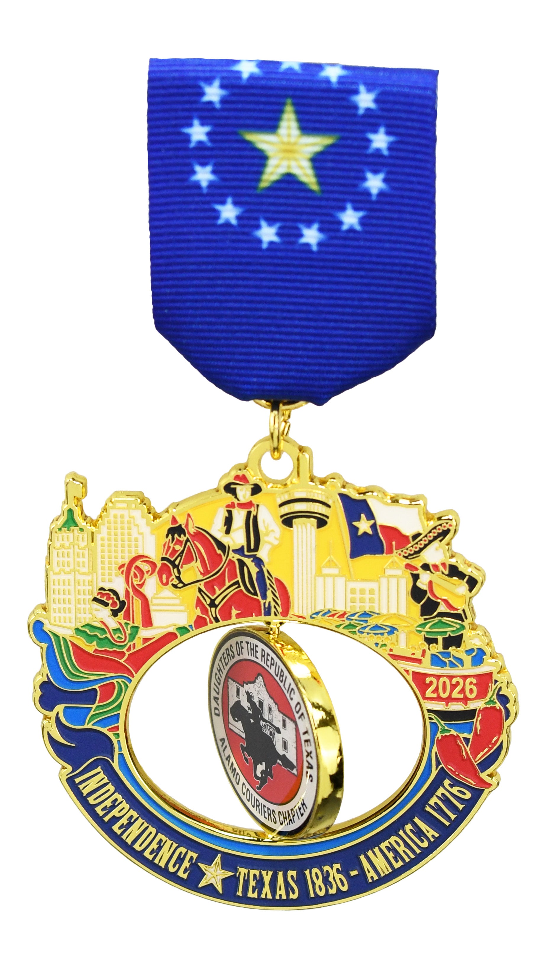 DRT Alamo Couriers 2026 Fiesta Medal