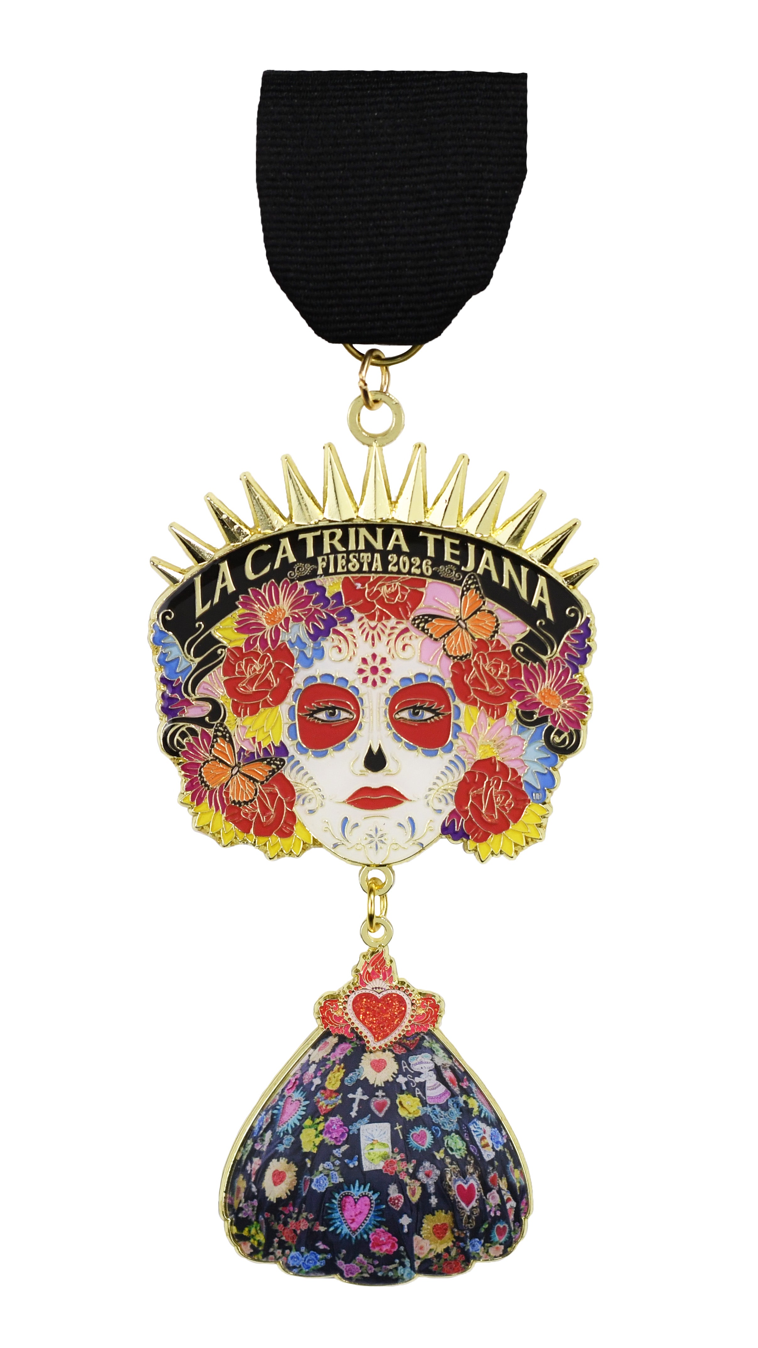 La Catrina Tejana 2026 Fiesta Medal