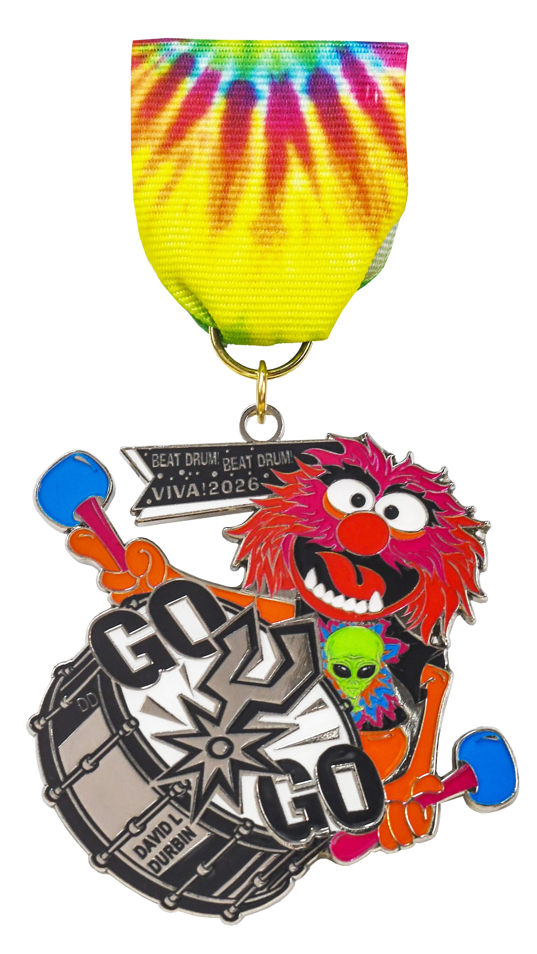David Durbin Animal Drum 2026 Fiesta Medal