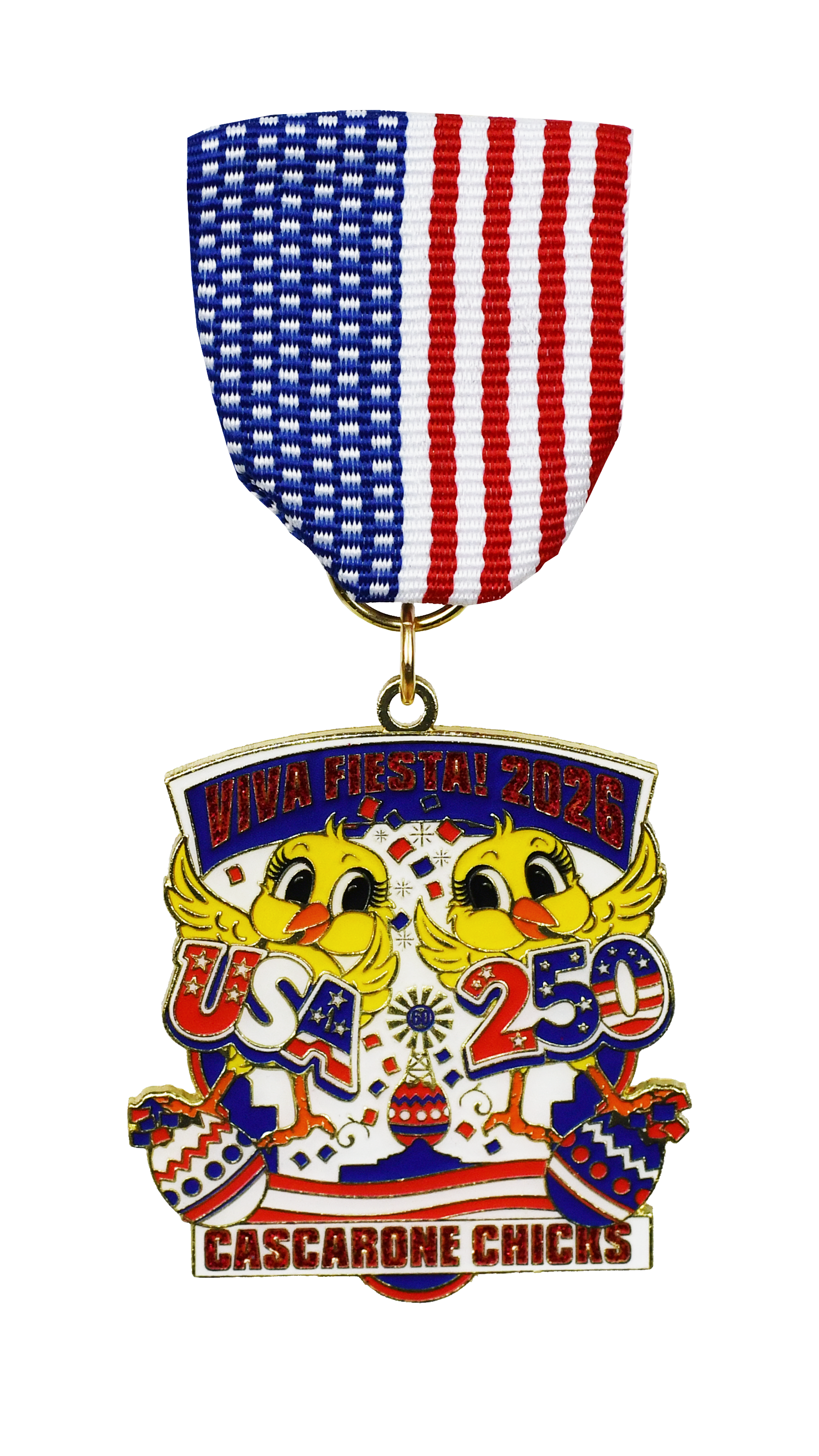 Cascarone Chicks 2026 Fiesta Medal