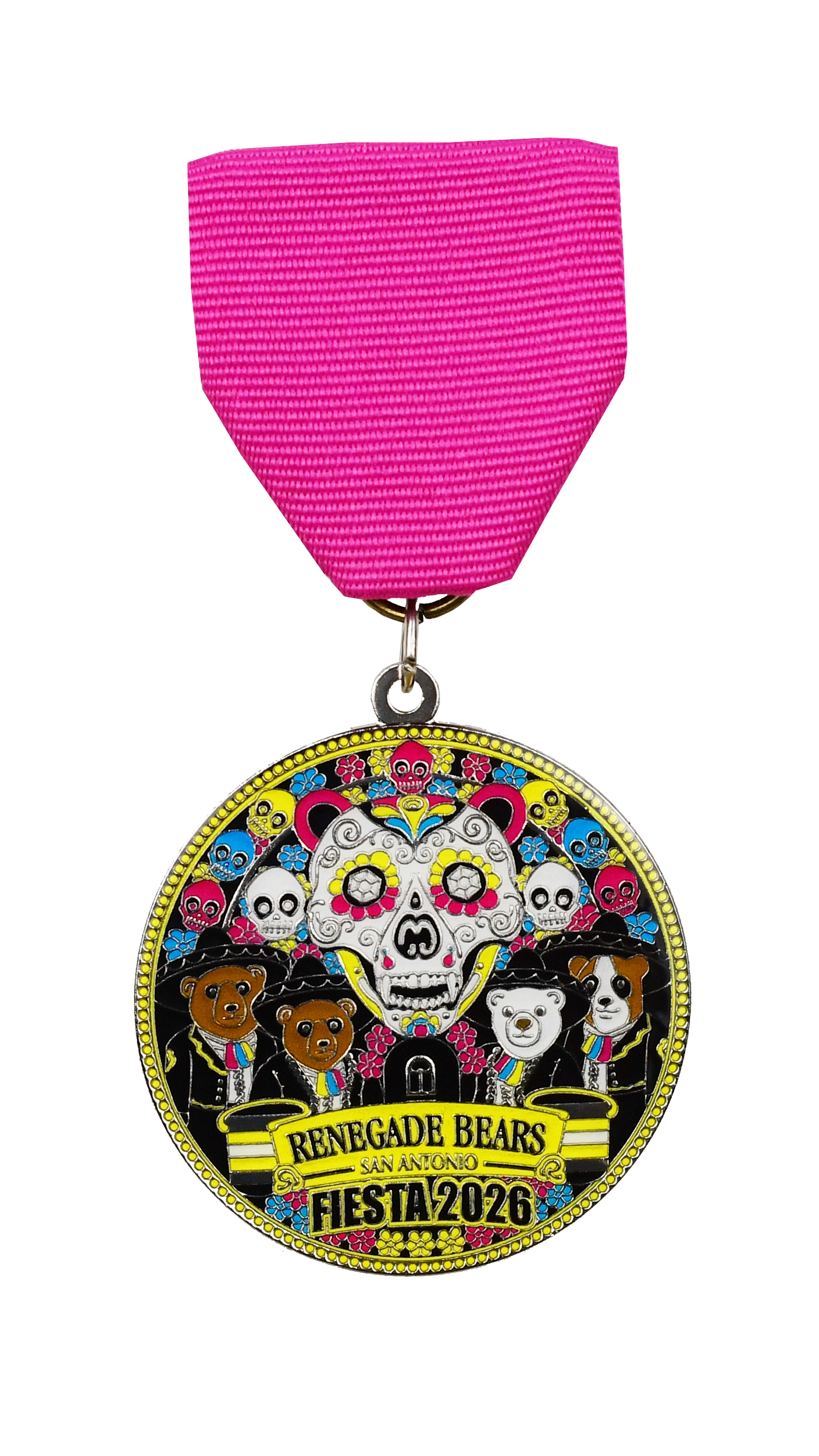 Renegade Bears of San Antonio 2026 Fiesta Medal